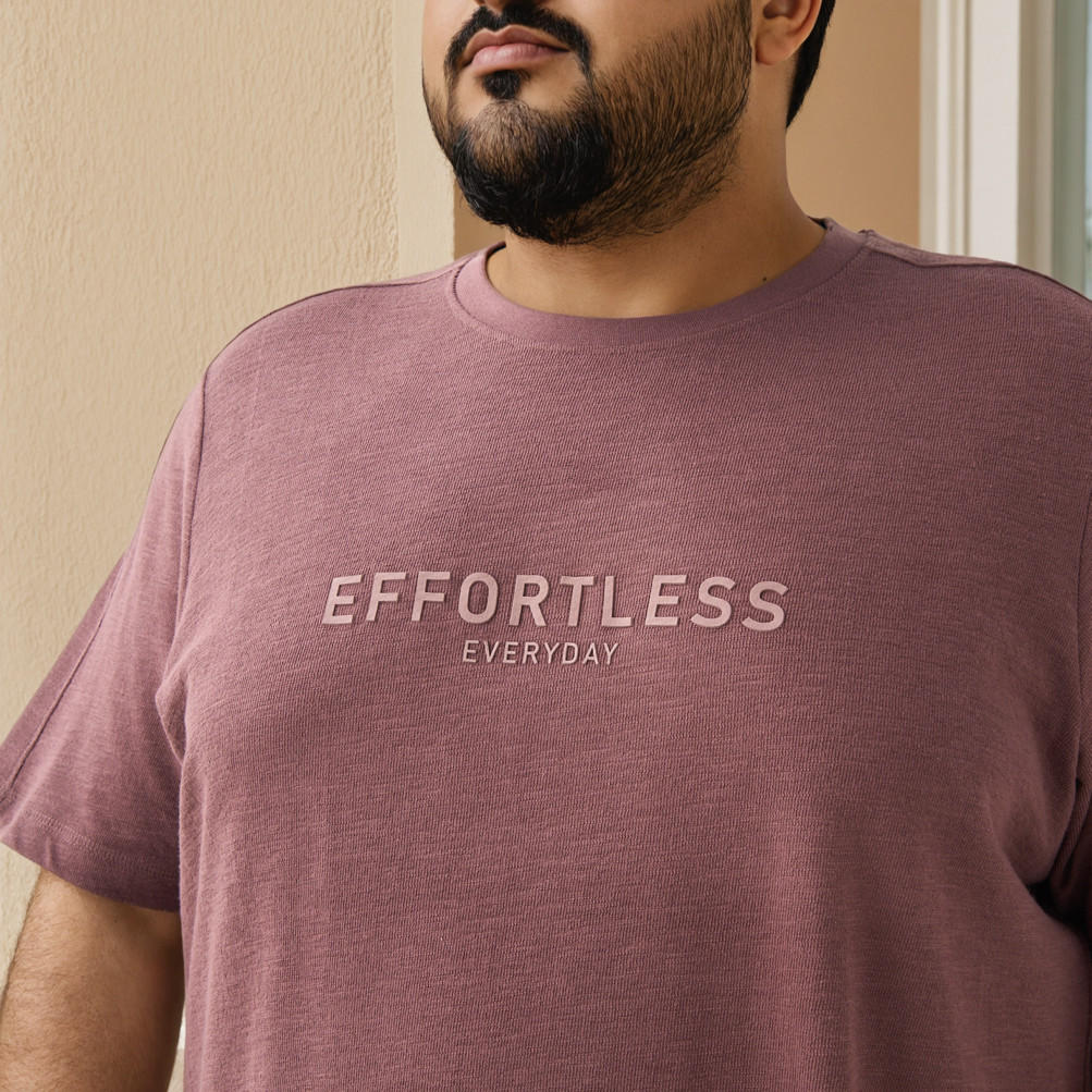 Plus Size Slogan Print Cut and Sew T-shirt-men-clothing-tshirtsandpolos-tshirts-image-4