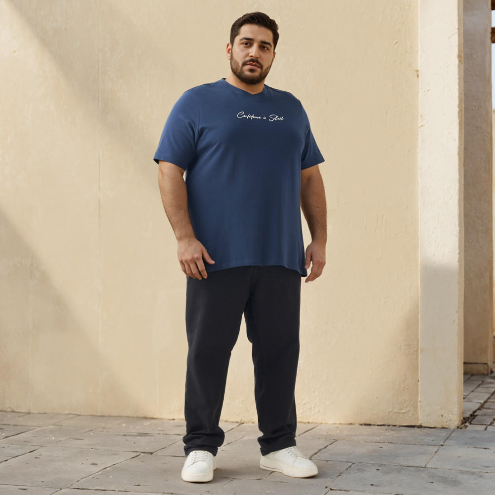 Plus Size Printed Core T-shirt with Crew Neck-men-clothing-tshirtsandpolos-tshirts-image-2