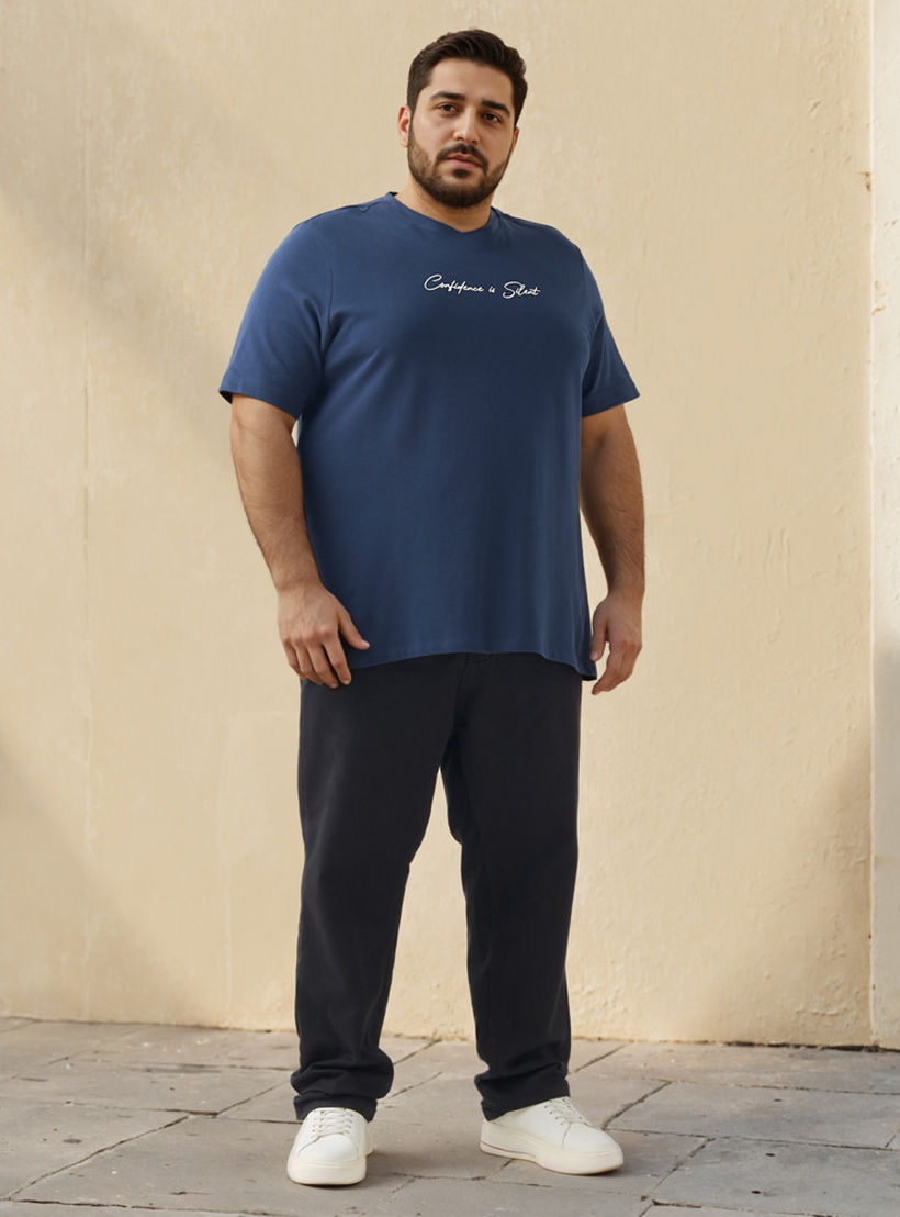 Plus Size Printed Core T-shirt with Crew Neck-men-clothing-tshirtsandpolos-tshirts-image-2