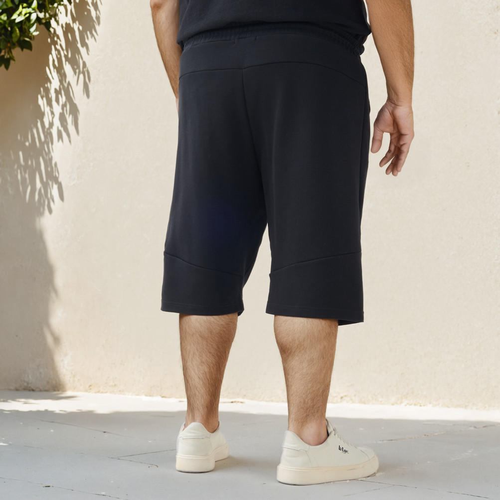 Plus Size Regular Fit Flexi Waist Shorts-men-clothing-bottoms-shorts-image-3
