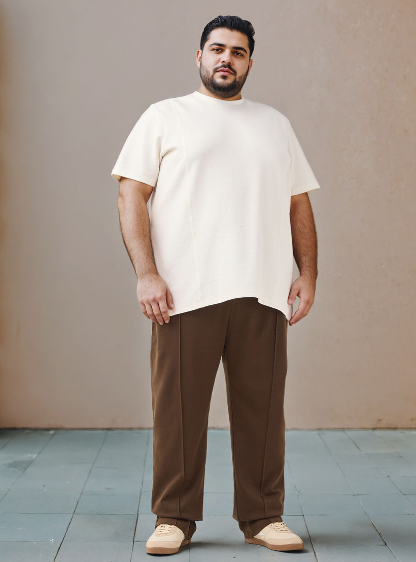 Plus Size Regular Fit Textured T-shirt-men-clothing-tshirtsandpolos-tshirts-image-2