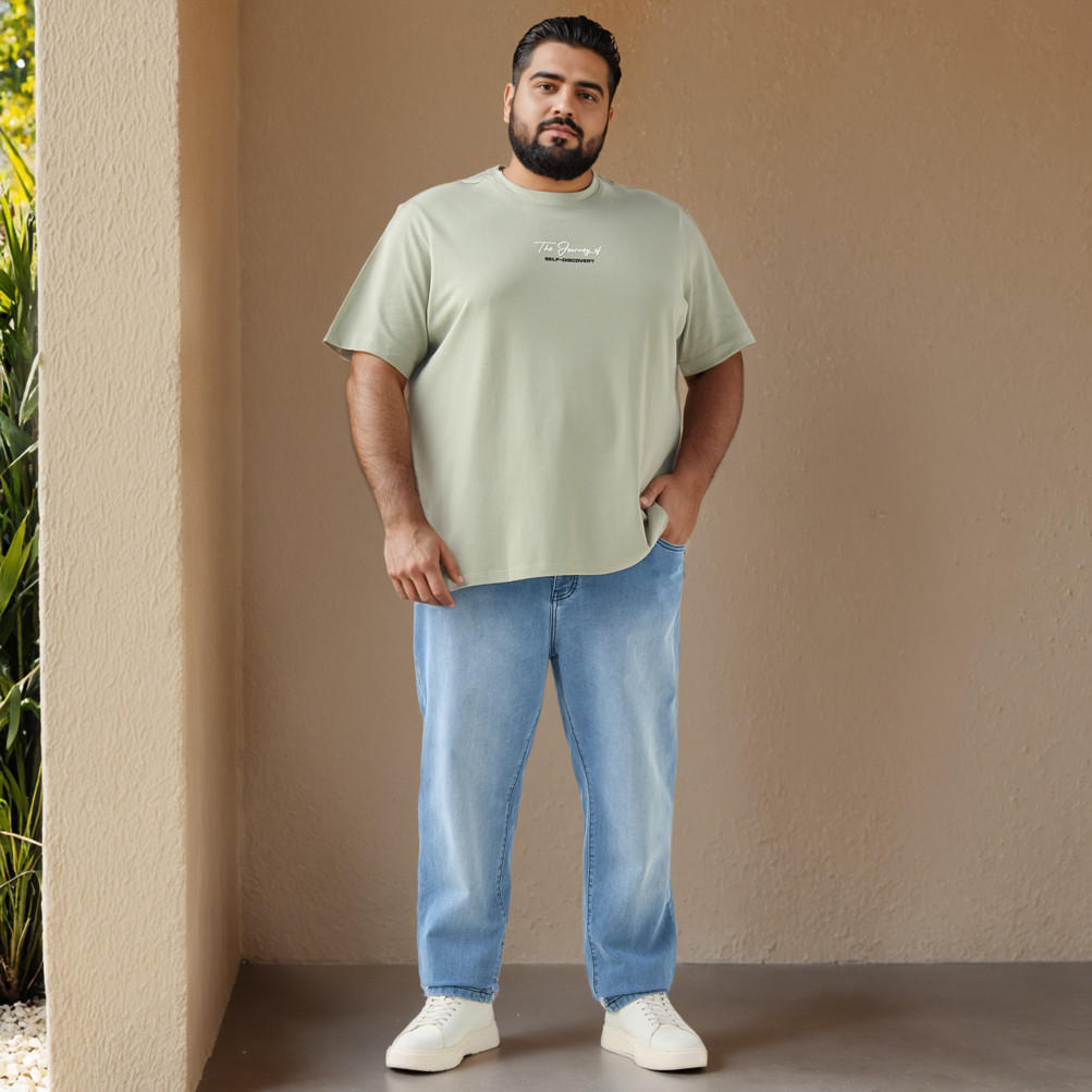 Plus Size Printed Core T-shirt with Crew Neck-men-clothing-tshirtsandpolos-tshirts-image-2