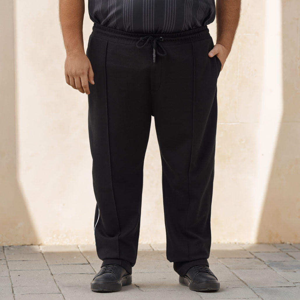 بنطلون رياضي مقاس كبير بقصّة مريحة وخصر مطاطي -men-clothing-bottoms-joggers-image-5