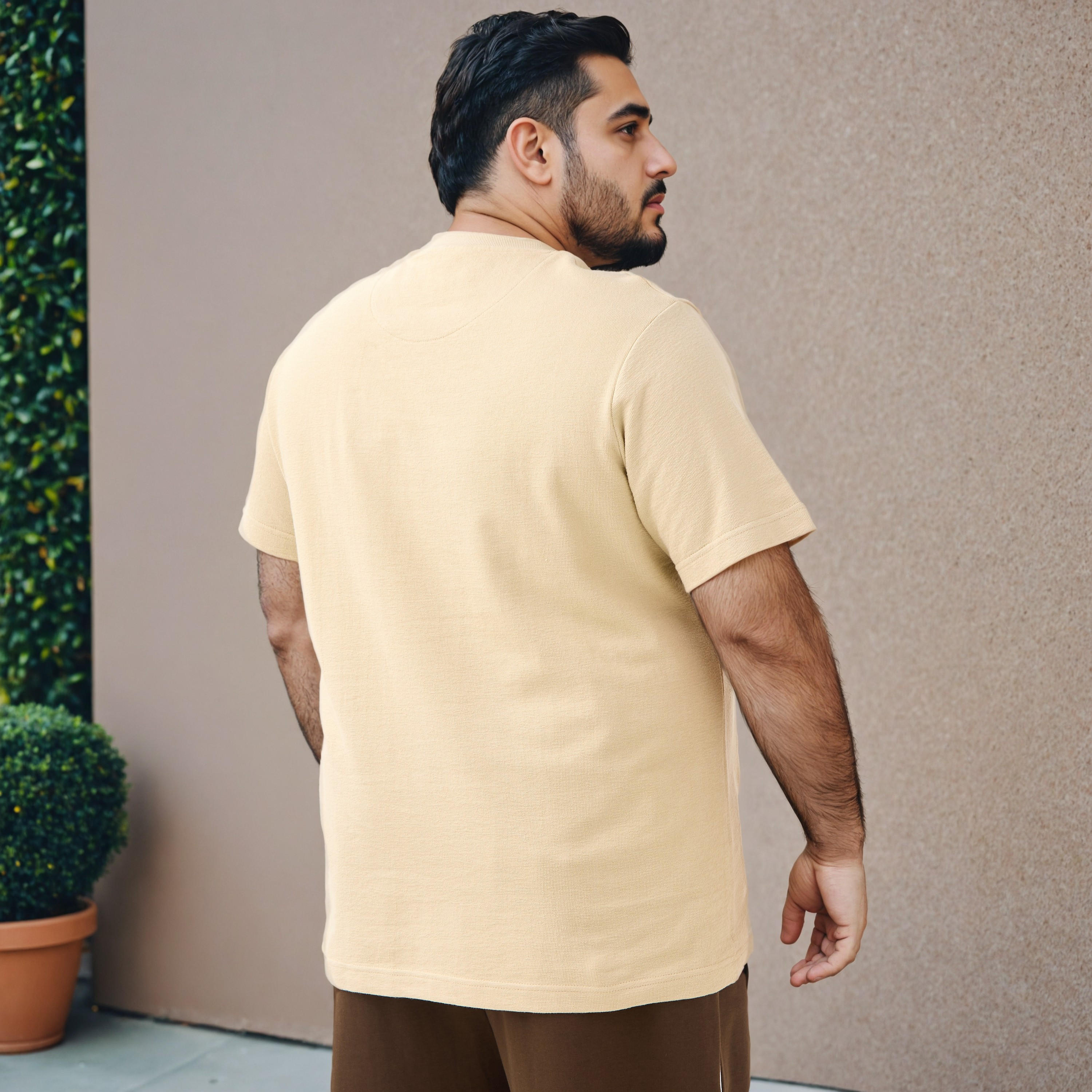 Plus Size Jacquard Textured Crew Neck T-shirt-men-clothing-tshirtsandpolos-tshirts-image-3