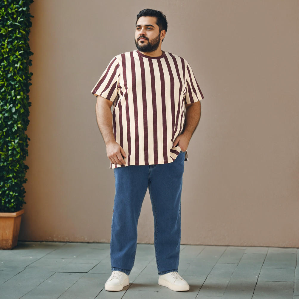 Plus Size Striped Crew Neck T-shirt-men-clothing-tshirtsandpolos-tshirts-image-2