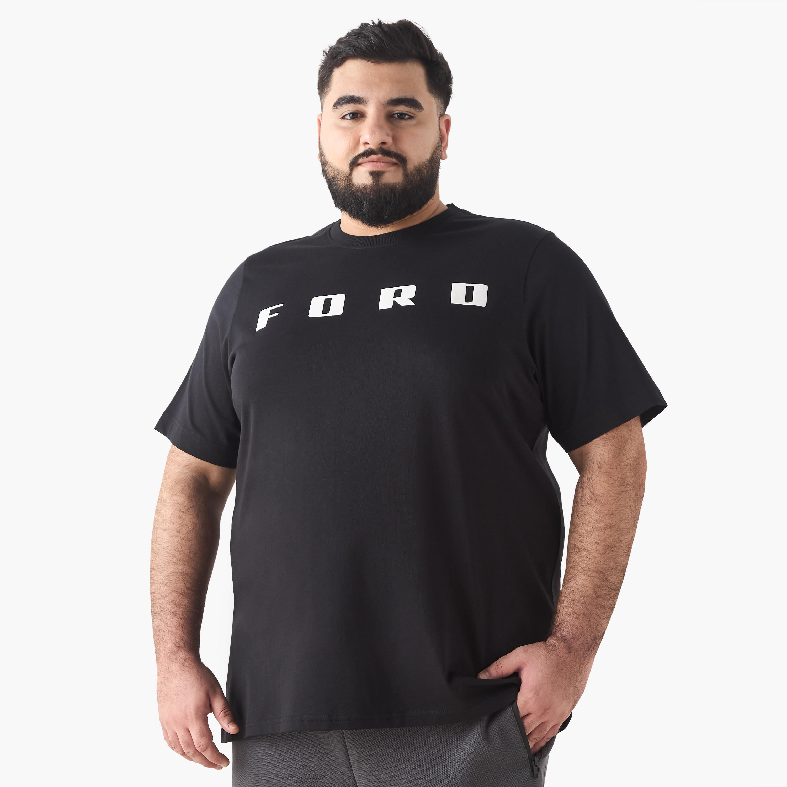 Plus Size Typographic Print Crew Neck T-shirt-men-clothing-tshirtsandpolos-tshirts-image-1