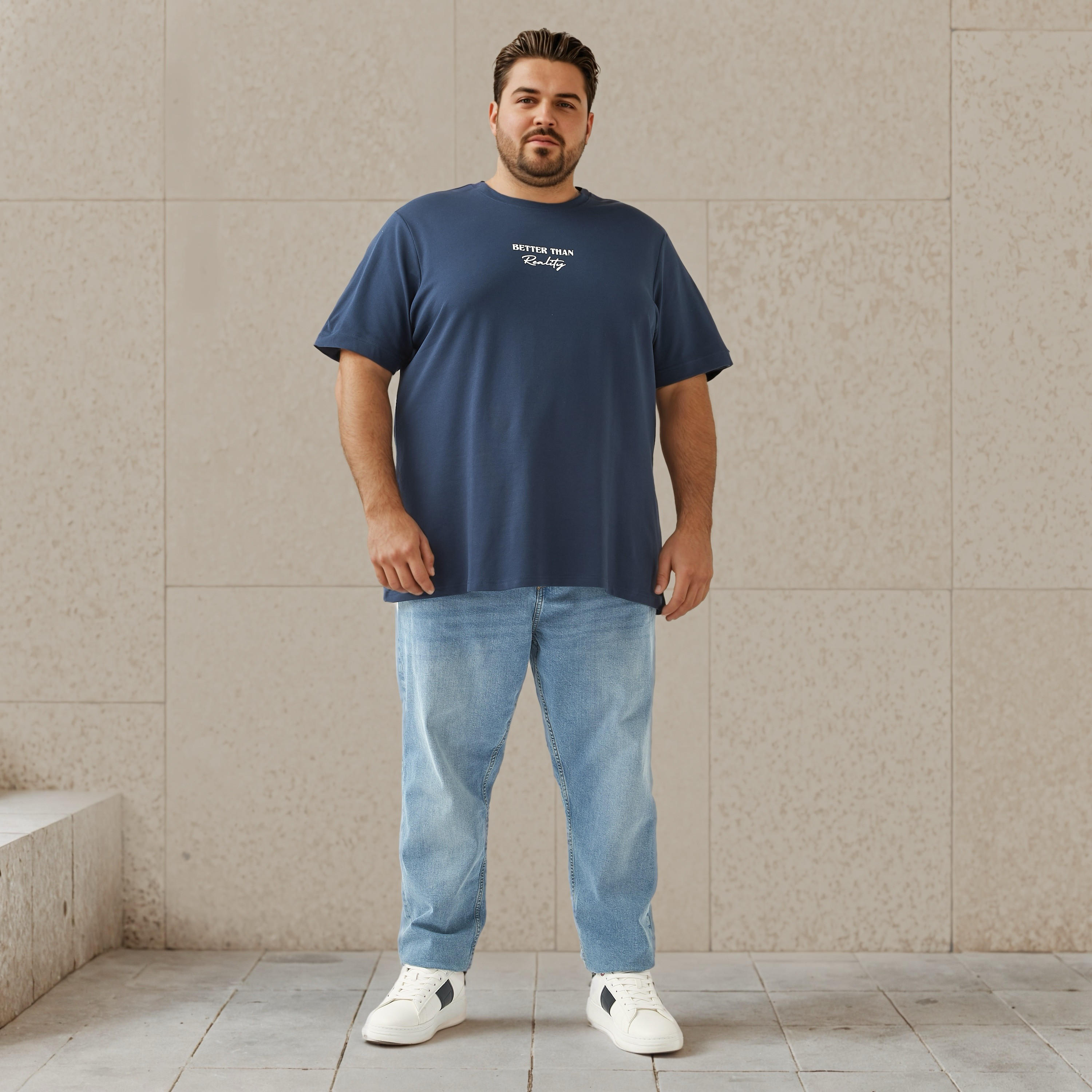 Plus Size Slogan Print T-shirt-men-clothing-tshirtsandpolos-tshirts-image-3