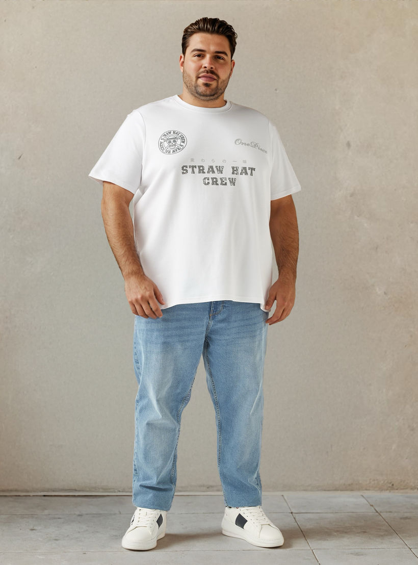 Plus Size Straw Hat Crew Print T-shirt-men-clothing-tshirtsandpolos-tshirts-image-2