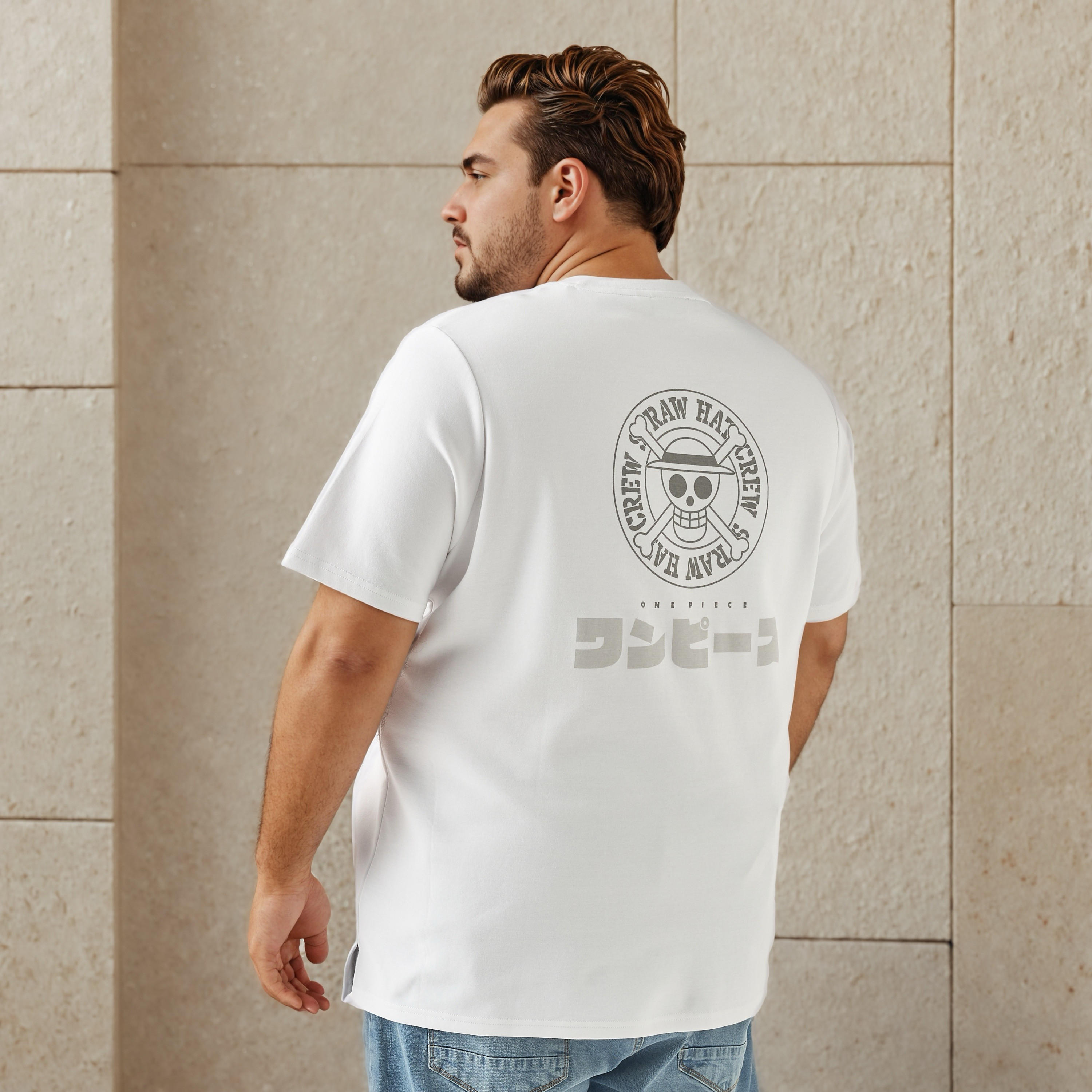 Plus Size Straw Hat Crew Print T-shirt-men-clothing-tshirtsandpolos-tshirts-image-3