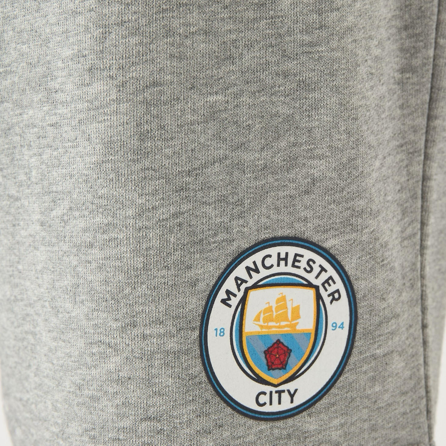 Plus Size Manchester City Print Flexi Waist Shorts-men-clothing-bottoms-shorts-image-5