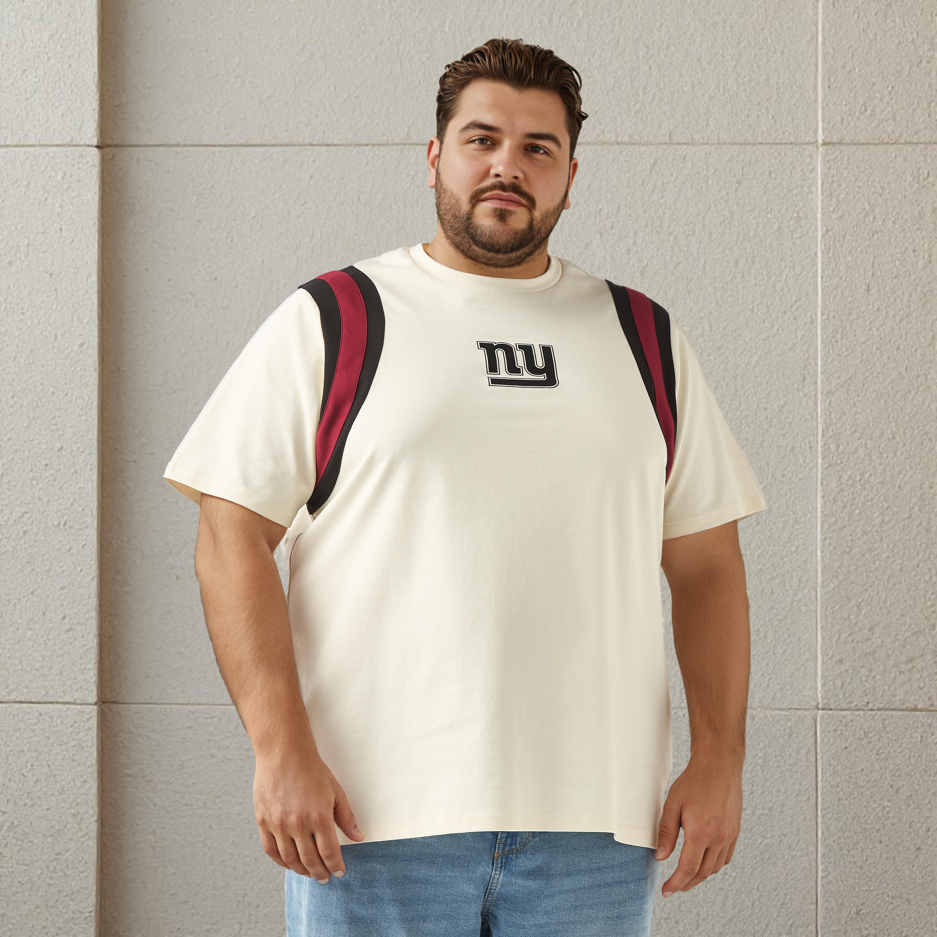 Plus Size The New York Giants Print T-shirt-men-clothing-tshirtsandpolos-tshirts-image-1