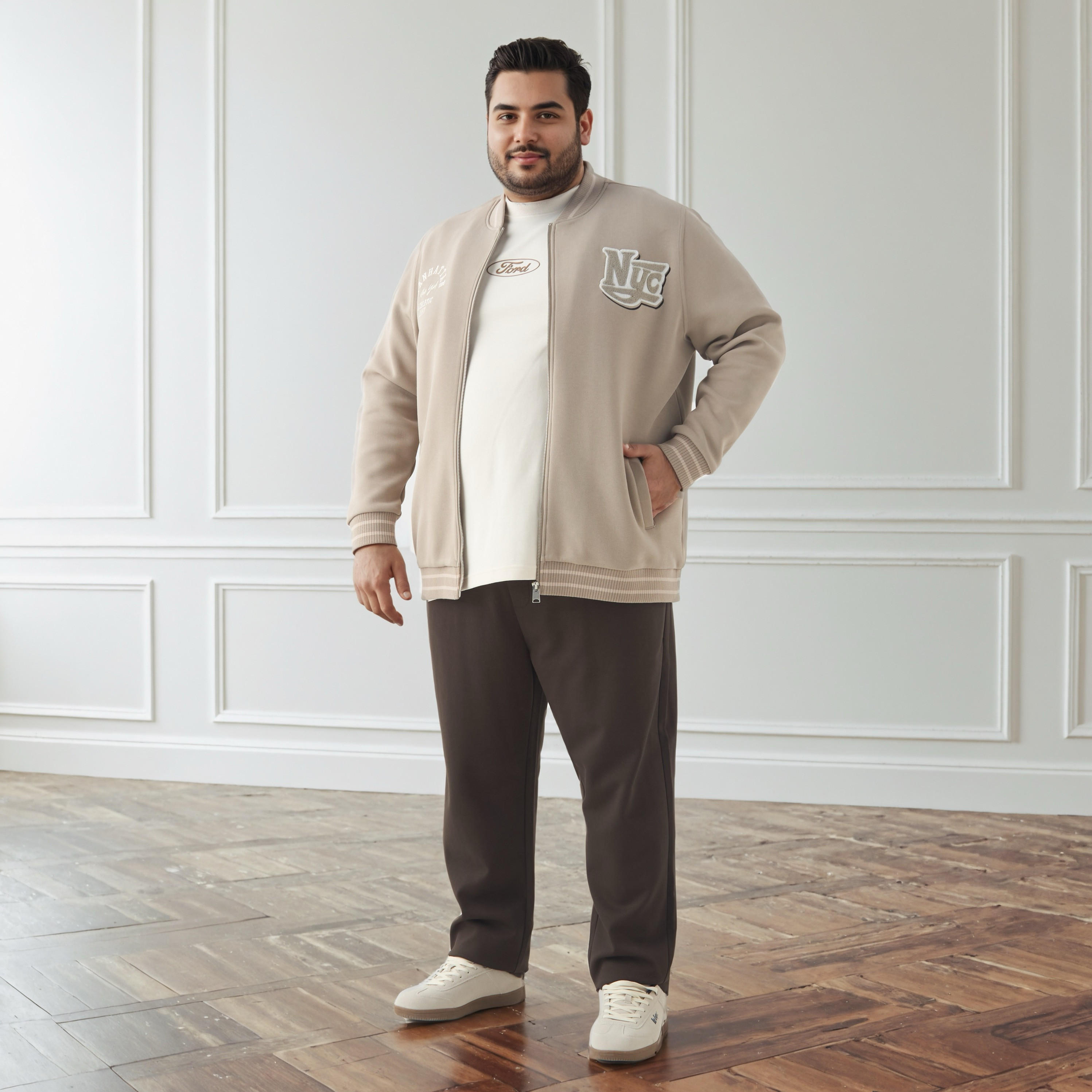 جاكيت بقصة عادية وطبعات للرجال-men-clothing-jacketsandblazers-jackets-image-2