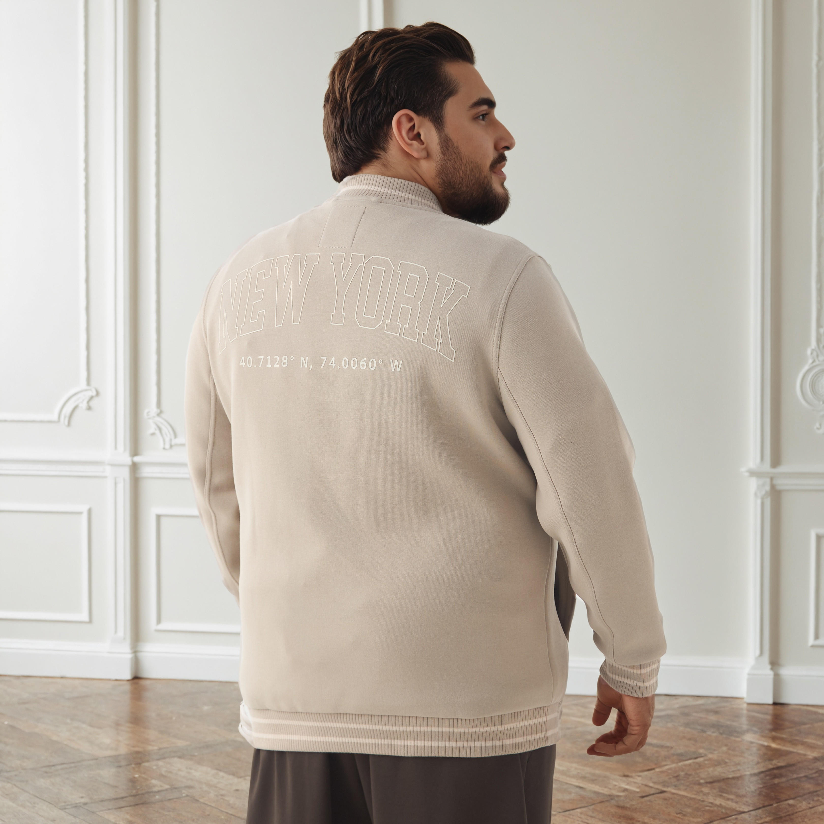 Men Plus Size Regular Fit New York Print Varsity Jacket-men-clothing-jacketsandblazers-jackets-image-3