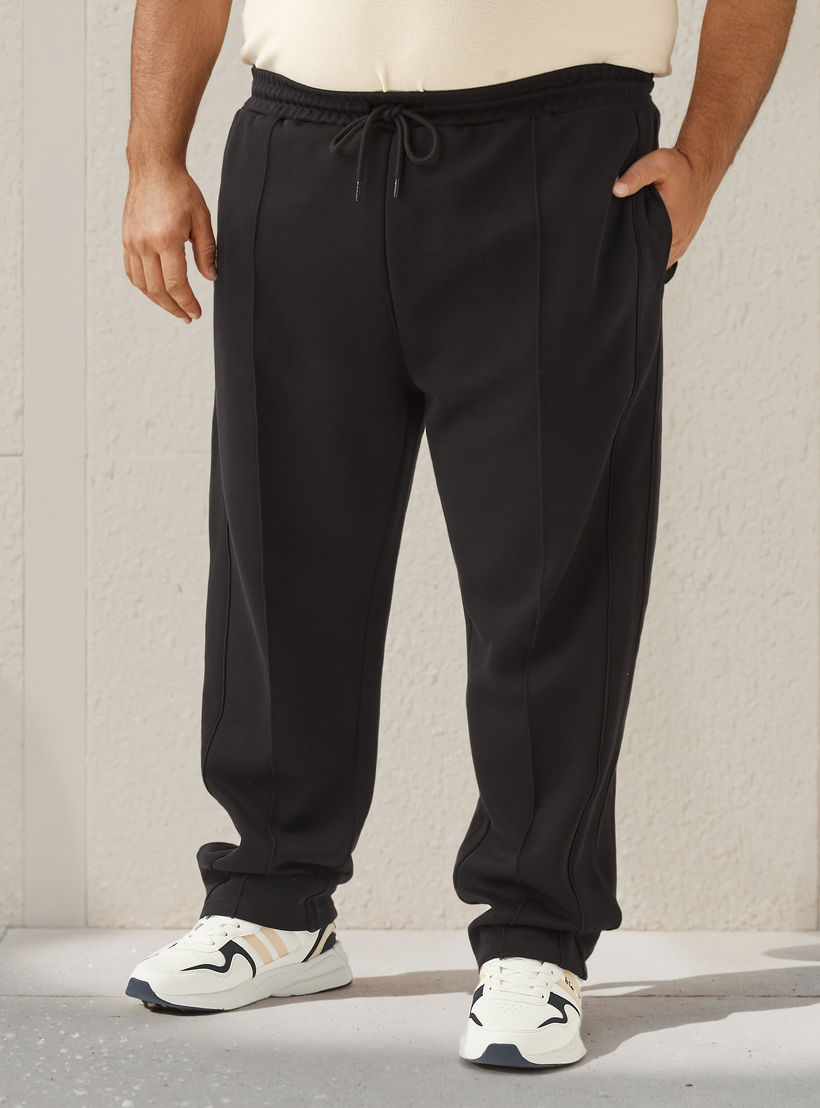 بنطلون رياضي مقاس كبير بقصة عادية-men-clothing-bottoms-joggers-image-5