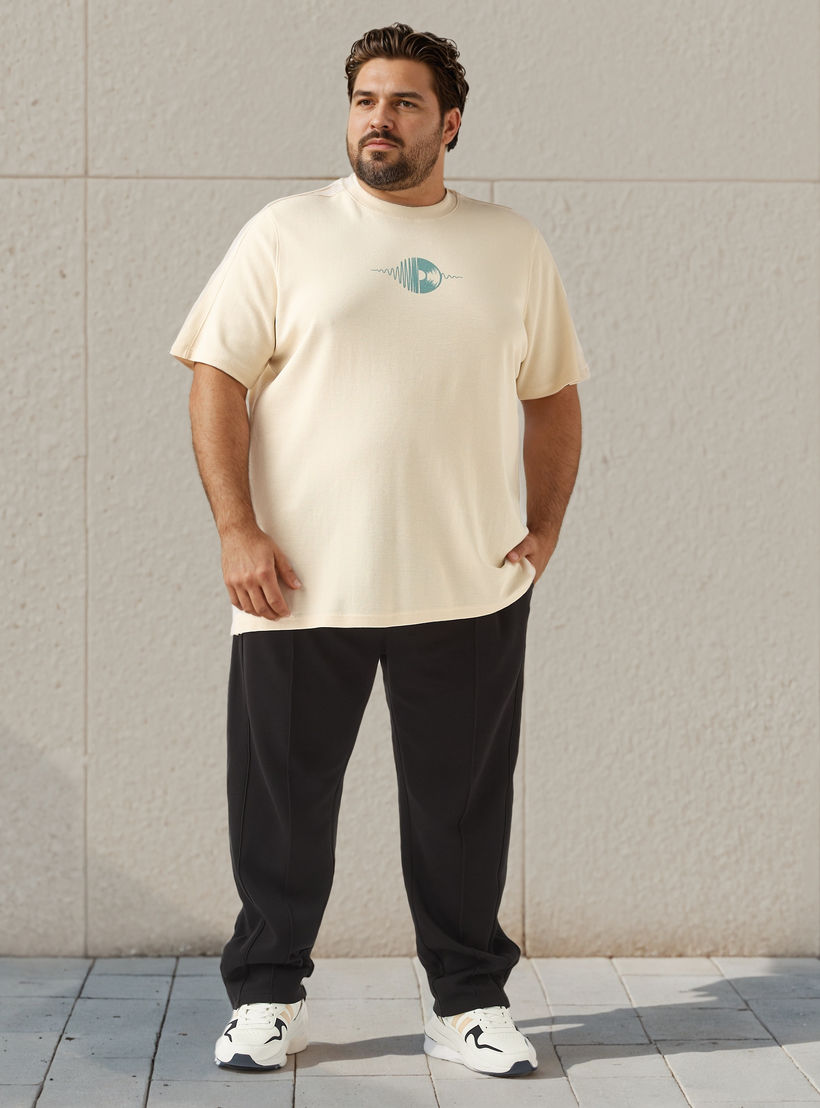بنطلون رياضي مقاس كبير بقصة عادية-men-clothing-bottoms-joggers-image-4