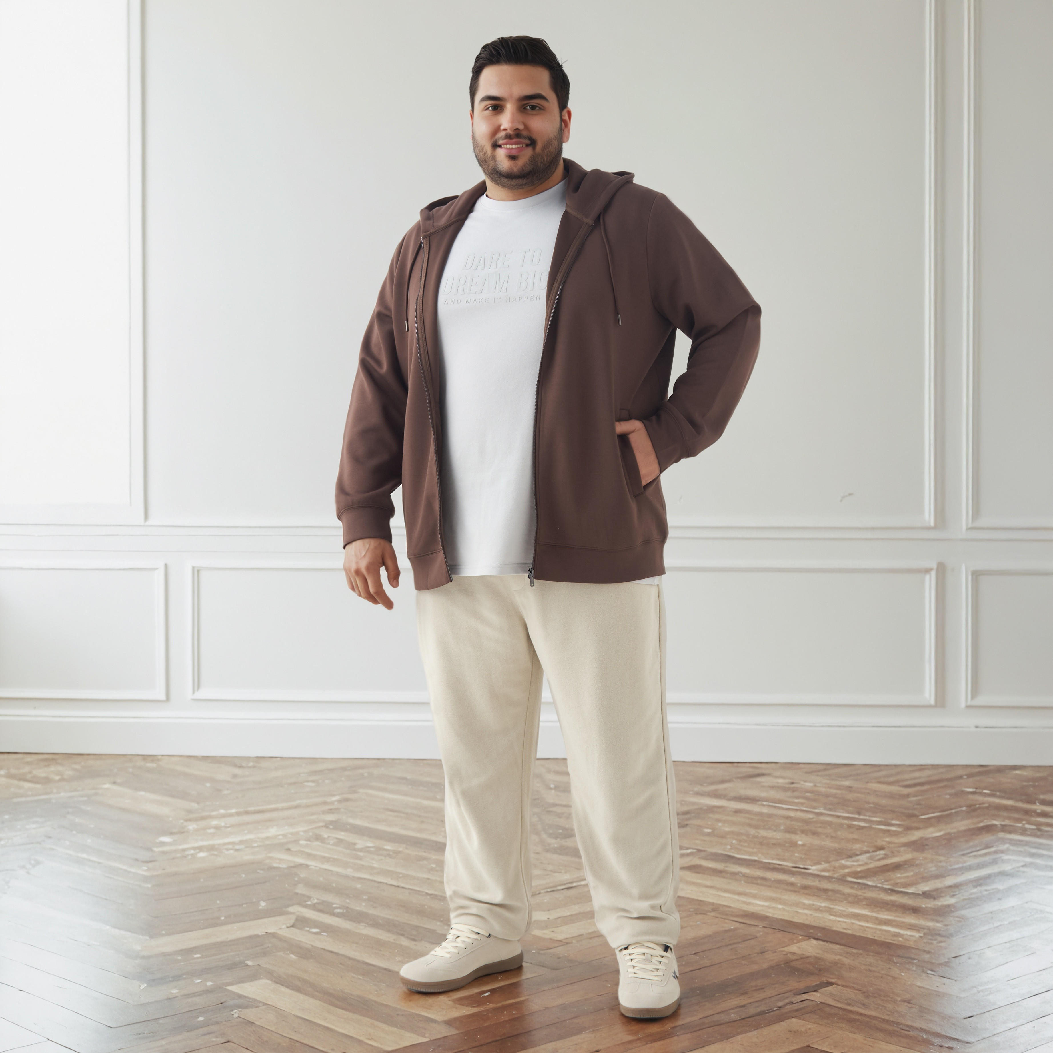 Men Regular Fit Joggers with Flexi Waist-men-clothing-bottoms-joggers-image-2