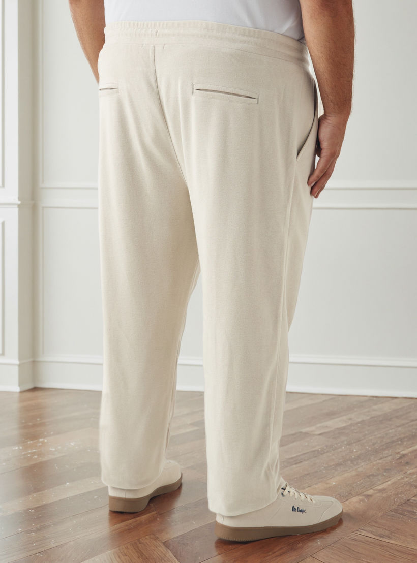 Men Regular Fit Joggers with Flexi Waist-men-clothing-bottoms-joggers-image-3