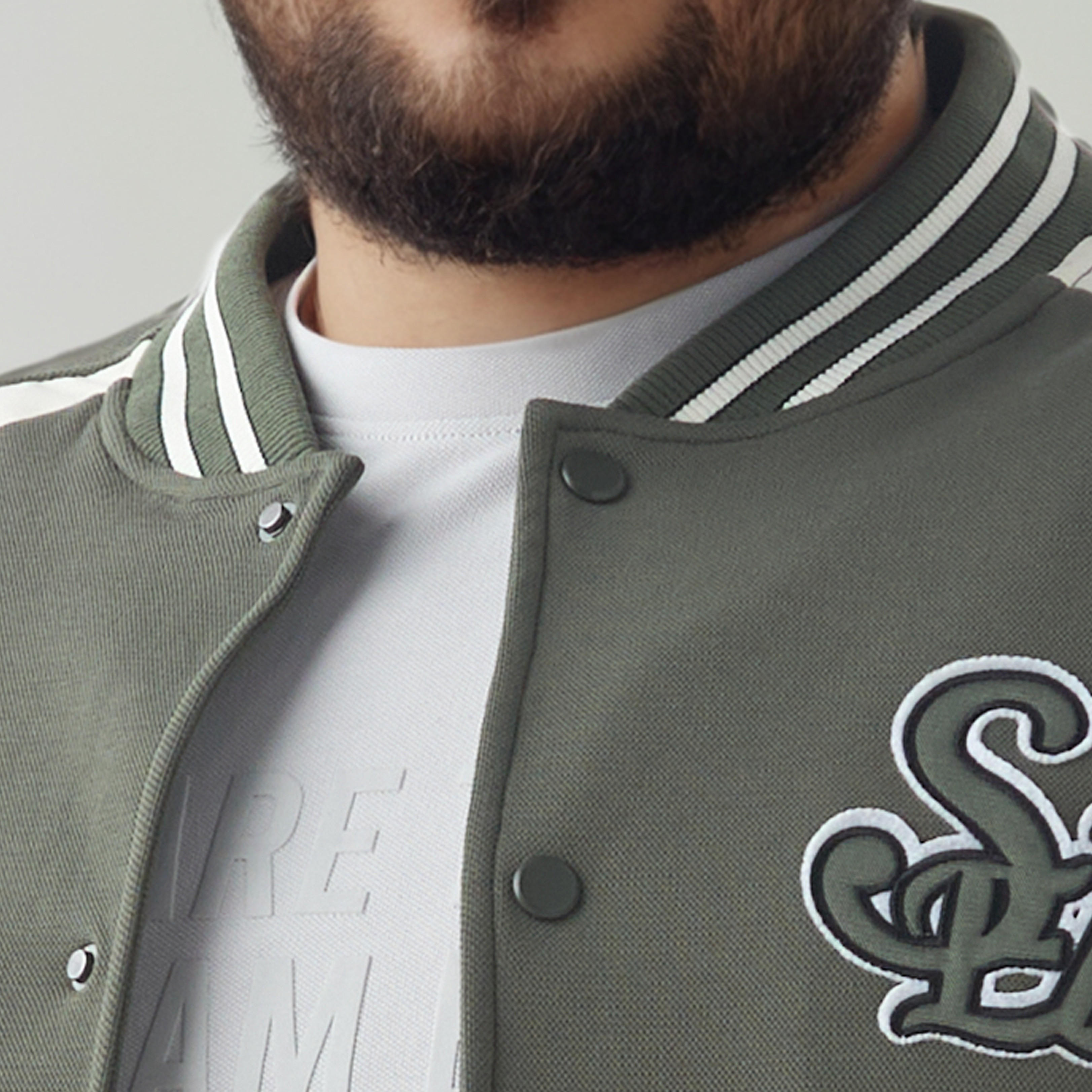 Men Plus Size Regular Fit Button Through Varsity Jacket-men-clothing-jacketsandblazers-jackets-image-5