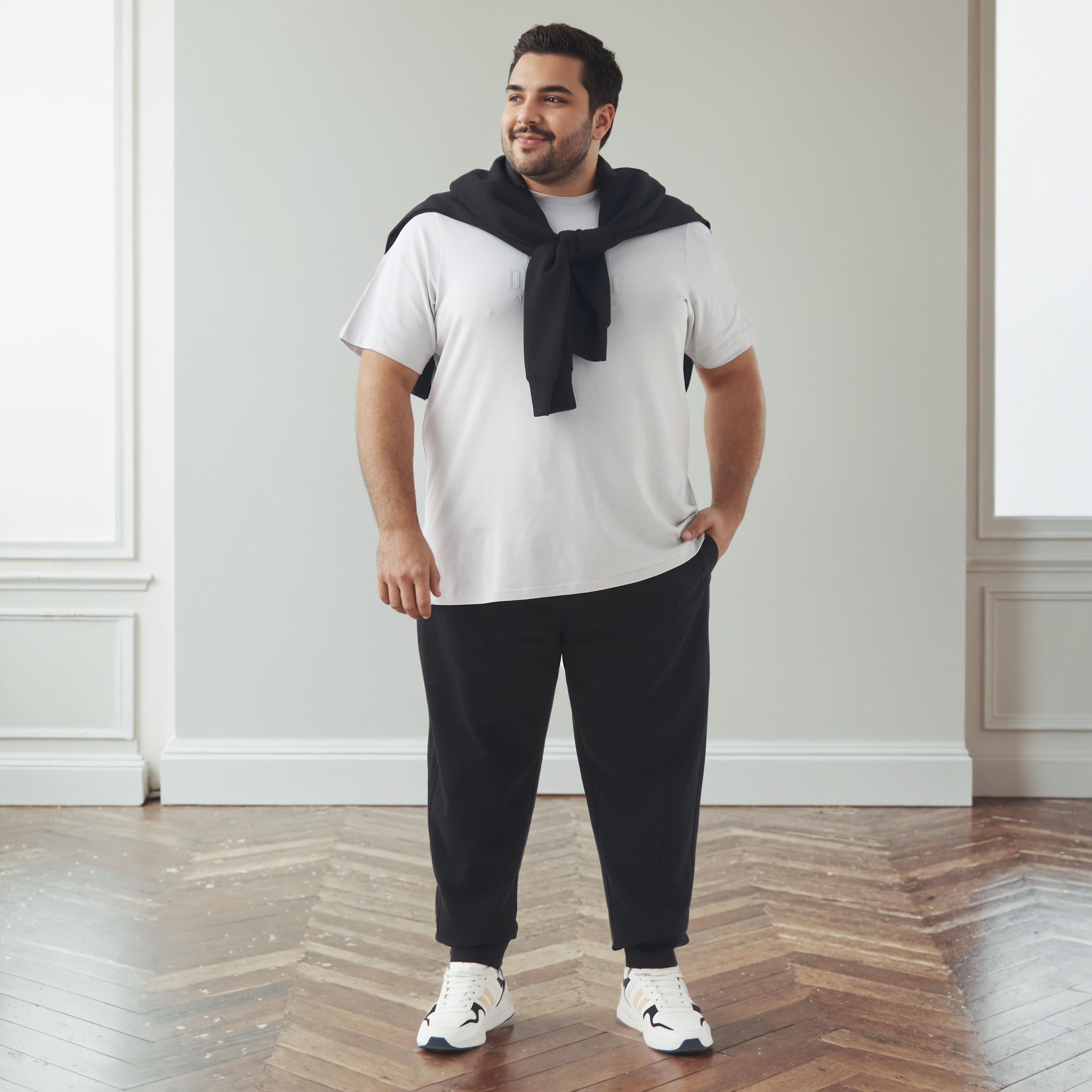 Men Regular Fit Flexi Waist Joggers with Pockets-men-clothing-bottoms-joggers-image-2