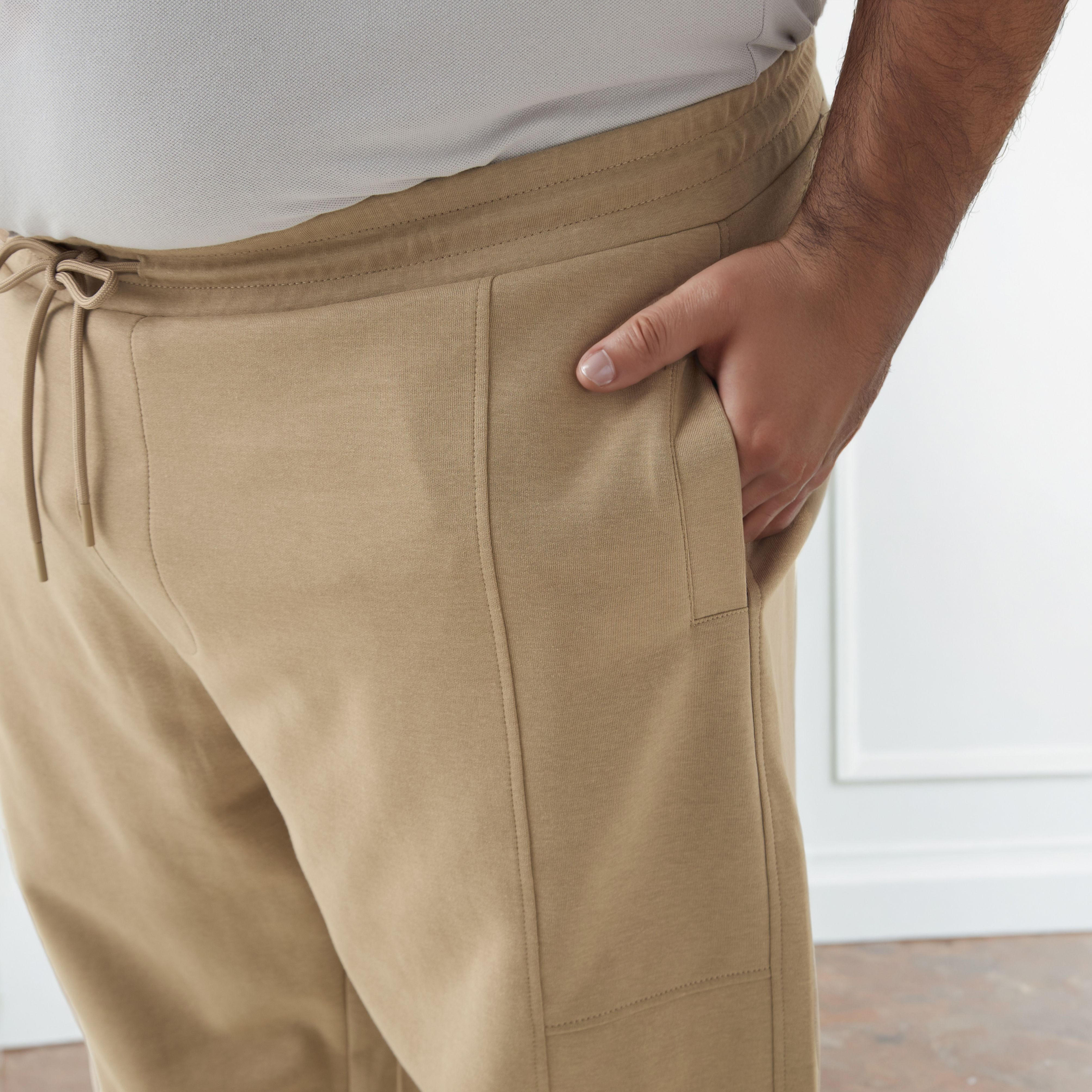 Men Regular Fit Flexi Waist Joggers with Pockets-men-clothing-bottoms-joggers-image-4