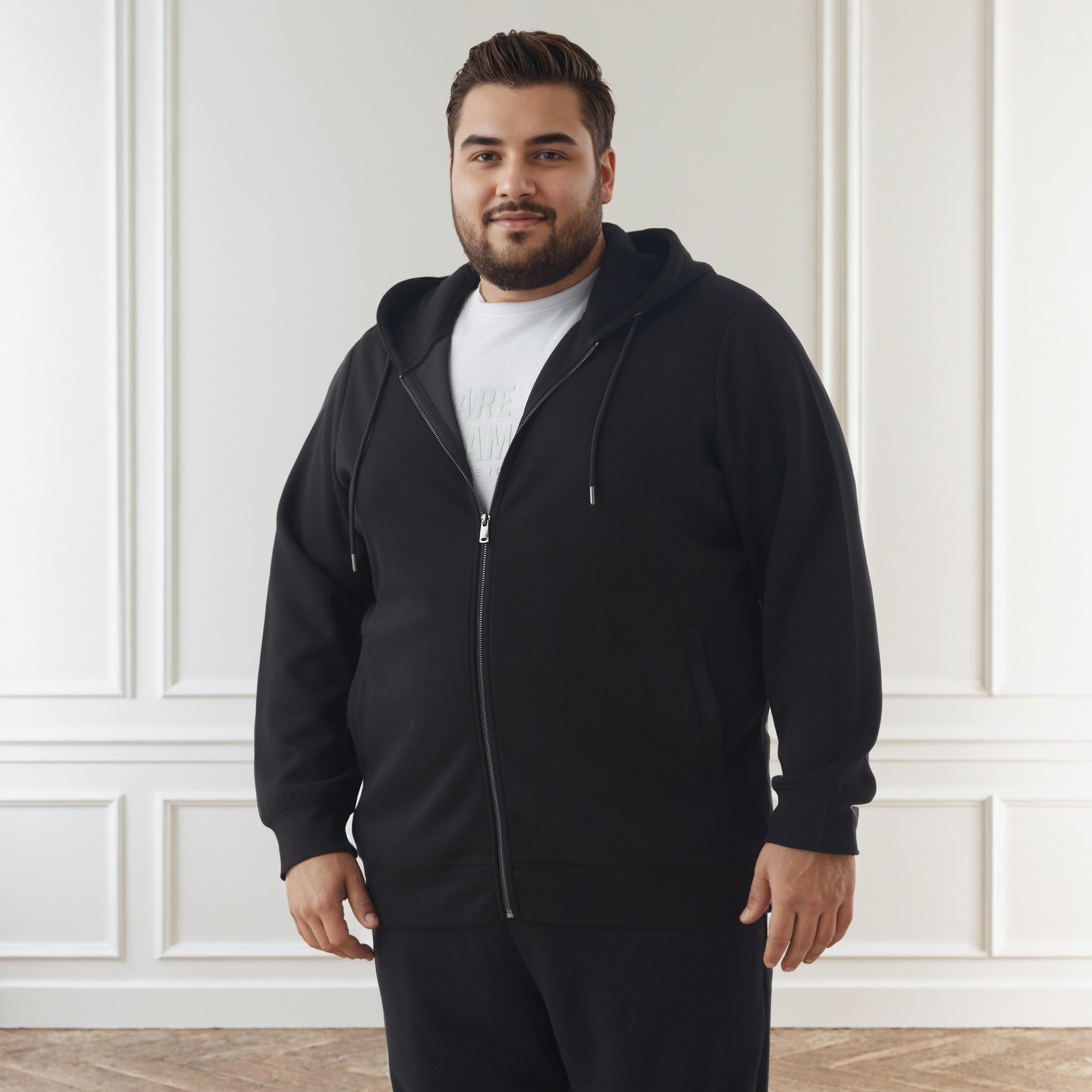 Men Plus Size Regular Fit Hoodie-men-winterwear-hoodiesandsweatshirts-image-1