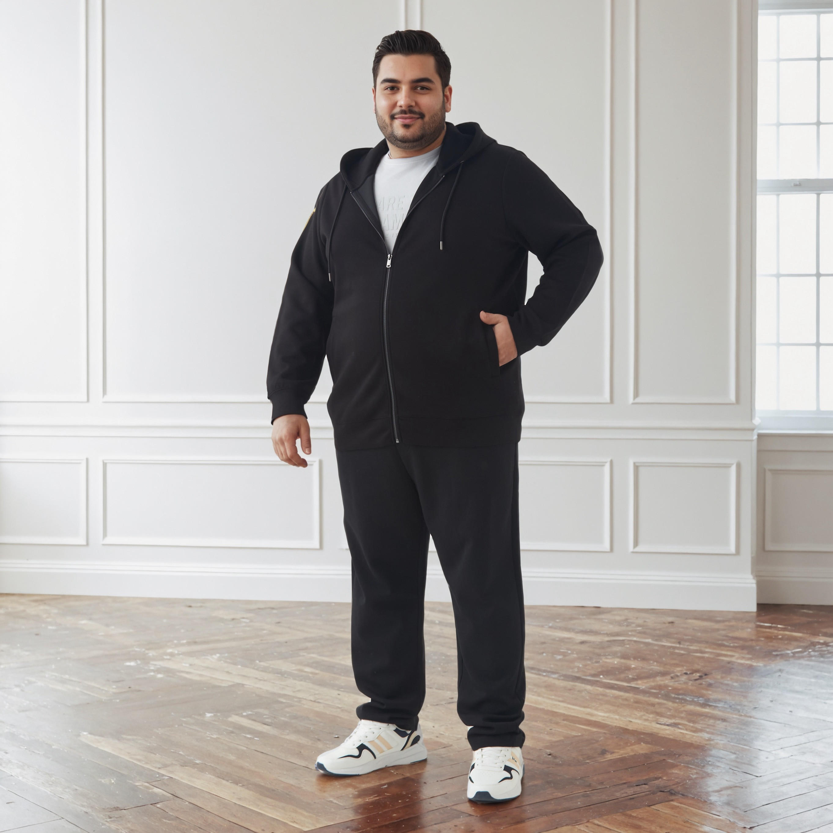 Men Plus Size Regular Fit Hoodie-men-winterwear-hoodiesandsweatshirts-image-2