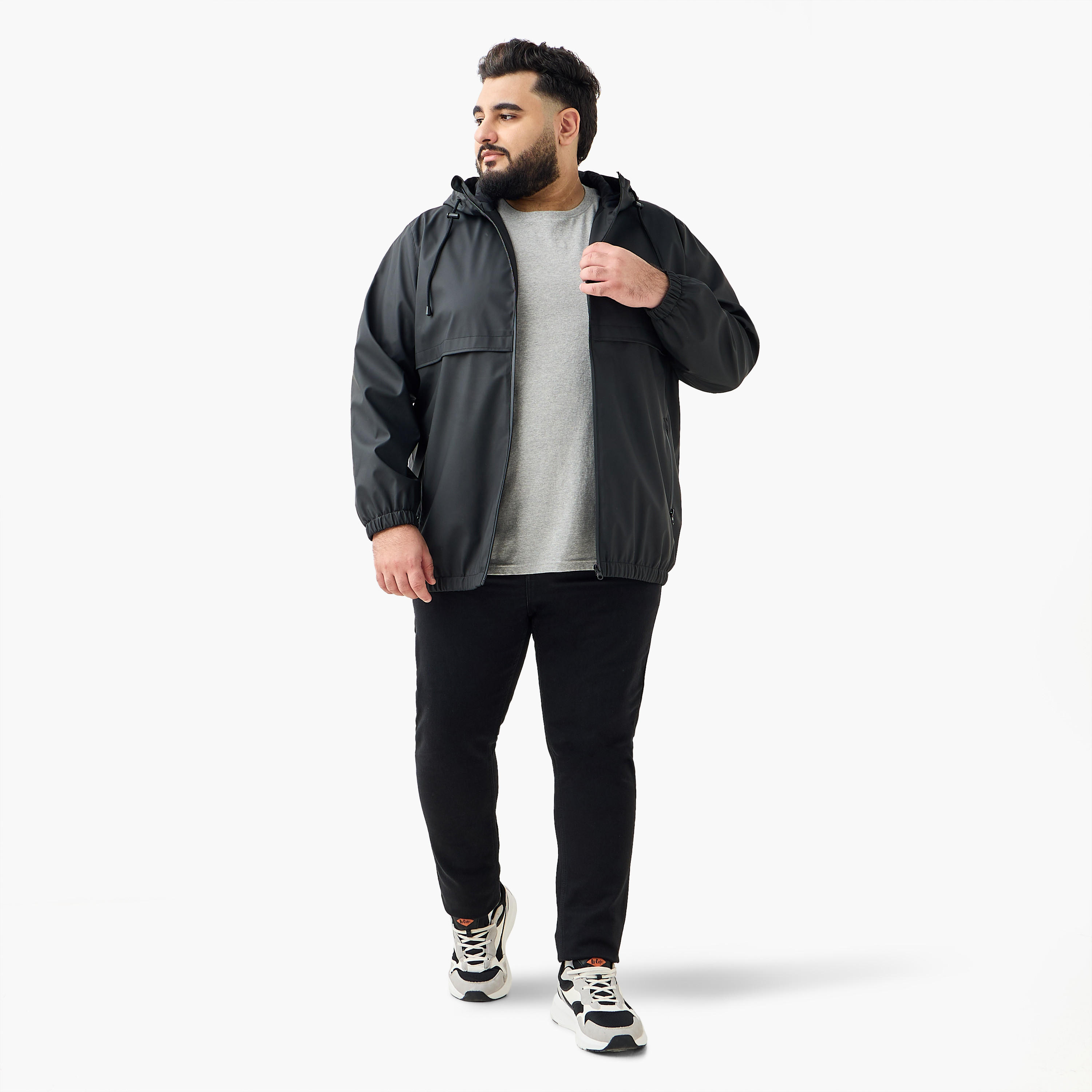 جاكيت طويل بقبعة وقصة عادية للرجال-men-clothing-jacketsandblazers-jackets-image-4