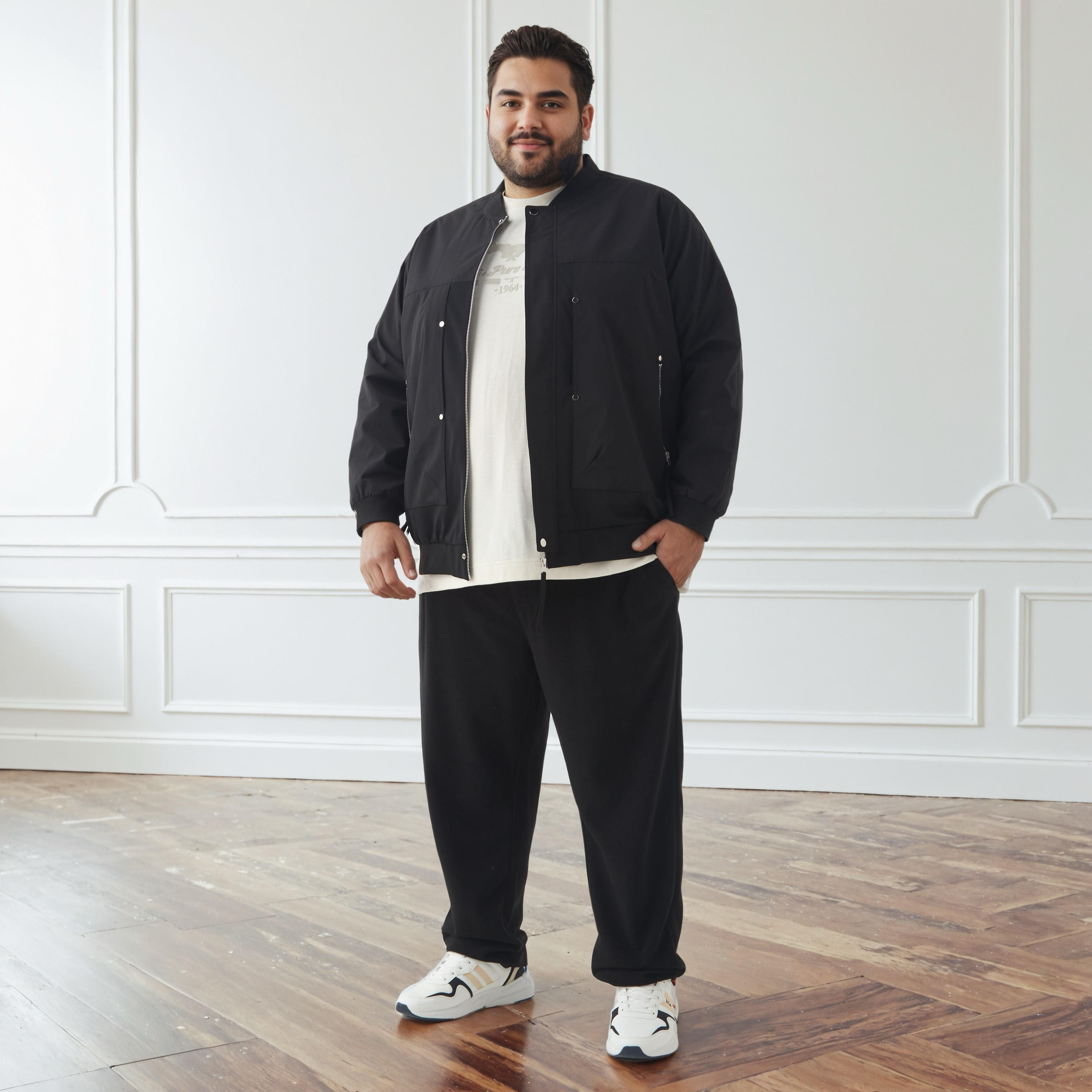جاكيت بومبر بقصة عادية وسحاب للرجال-men-clothing-jacketsandblazers-jackets-image-4