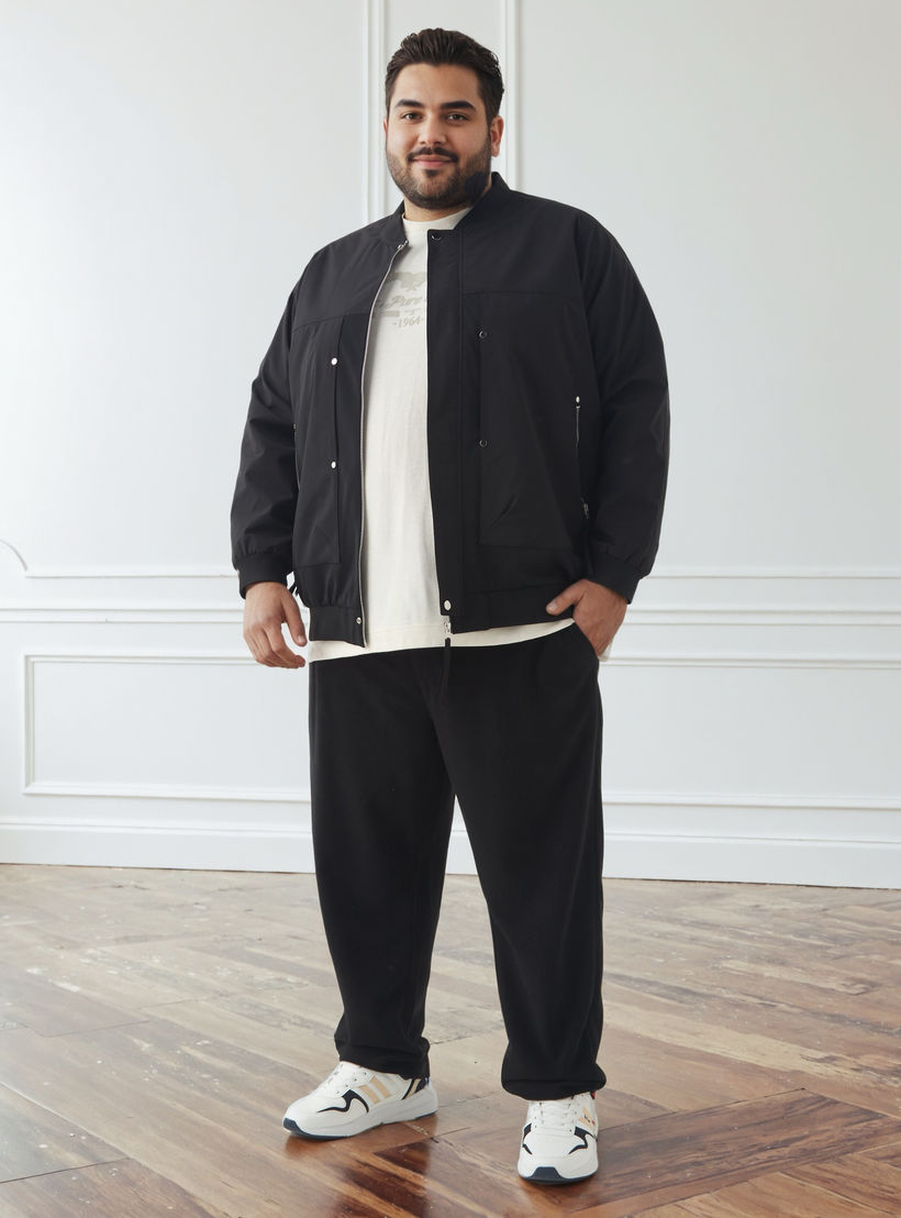 جاكيت بومبر بقصة عادية وسحاب للرجال-men-clothing-jacketsandblazers-jackets-image-4