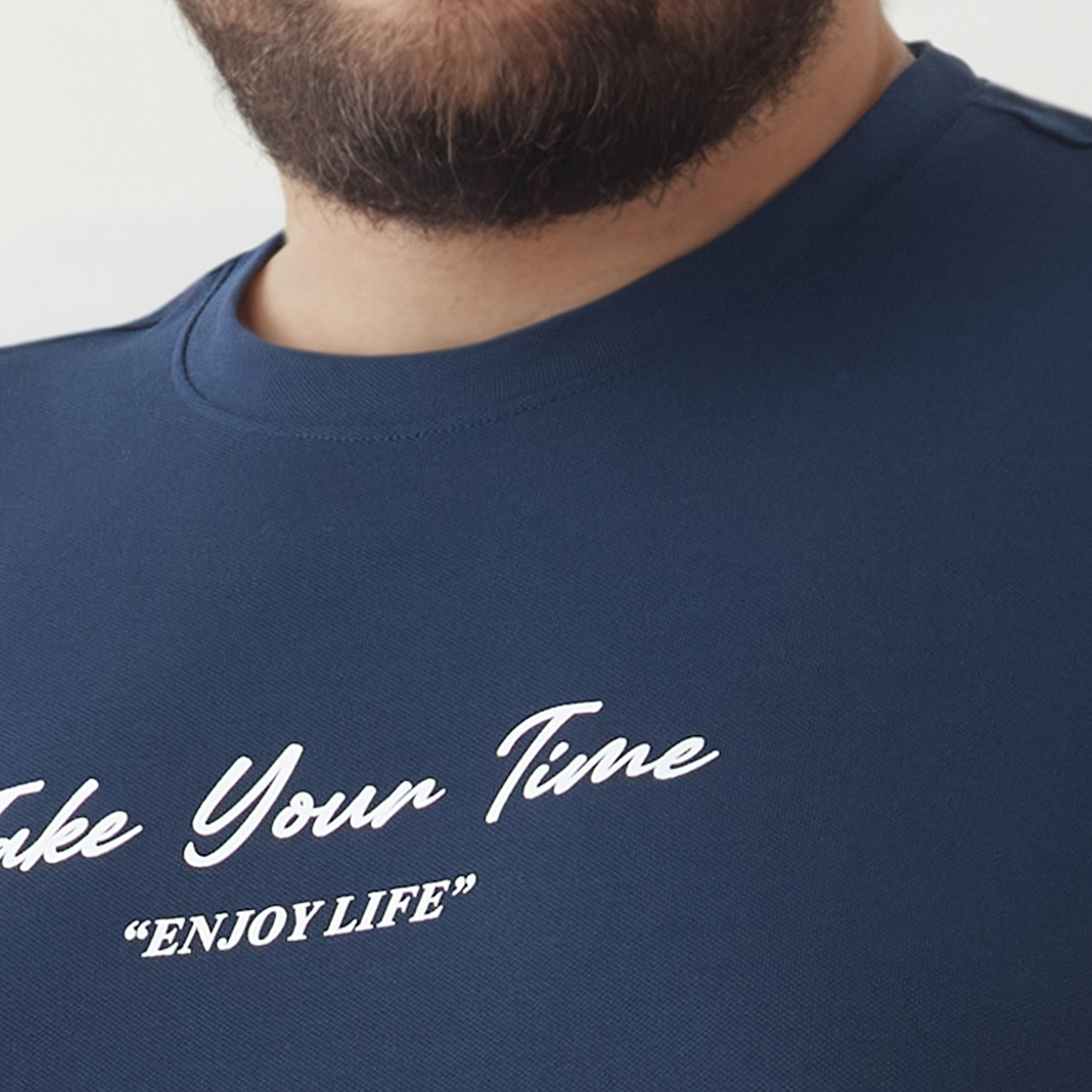 Men Regular Fit Crew Neck Short Sleeves Slogan Print T-shirt-men-clothing-tshirtsandpolos-tshirts-image-5