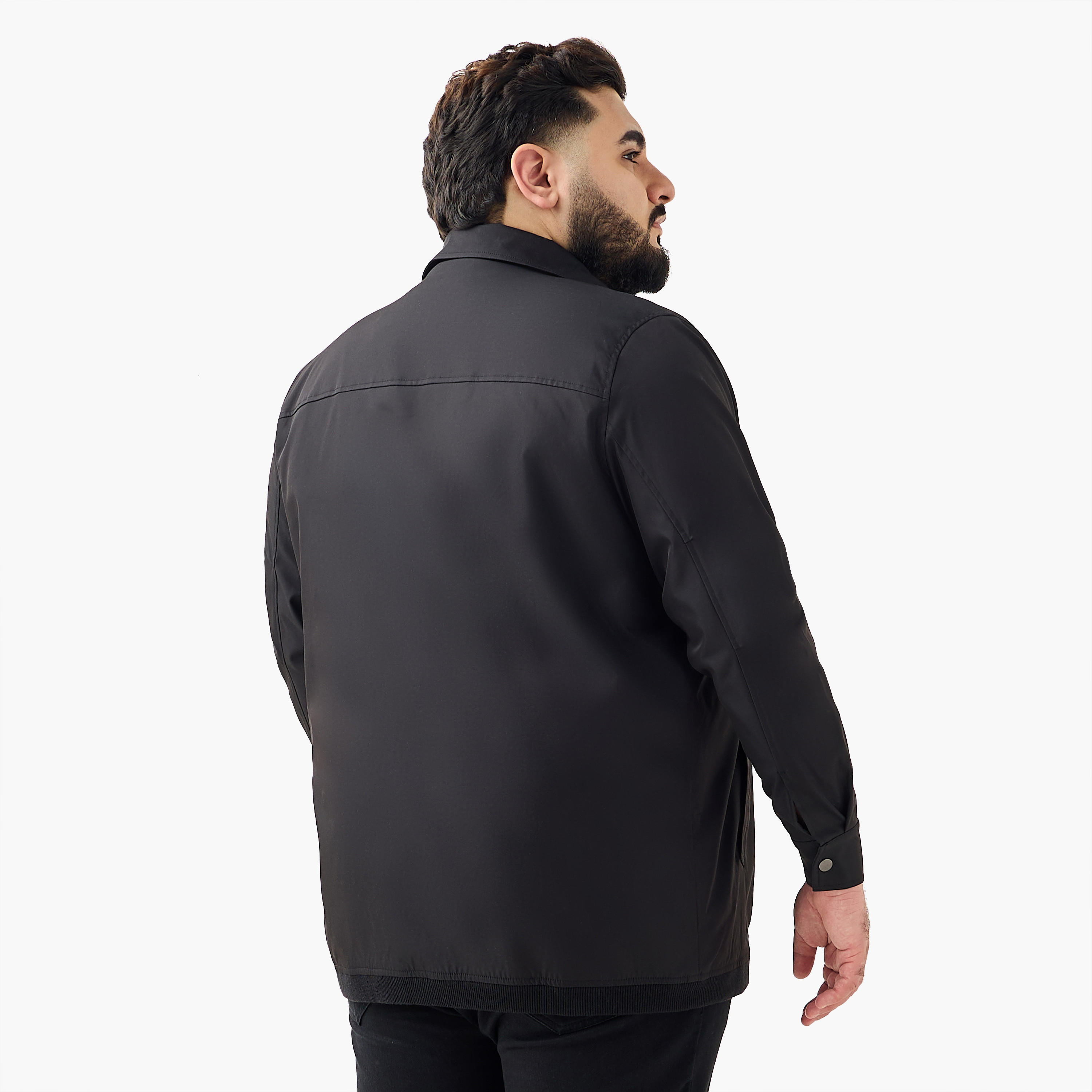 جاكيت طويل بقصة عادية للرجال-men-clothing-jacketsandblazers-jackets-image-2
