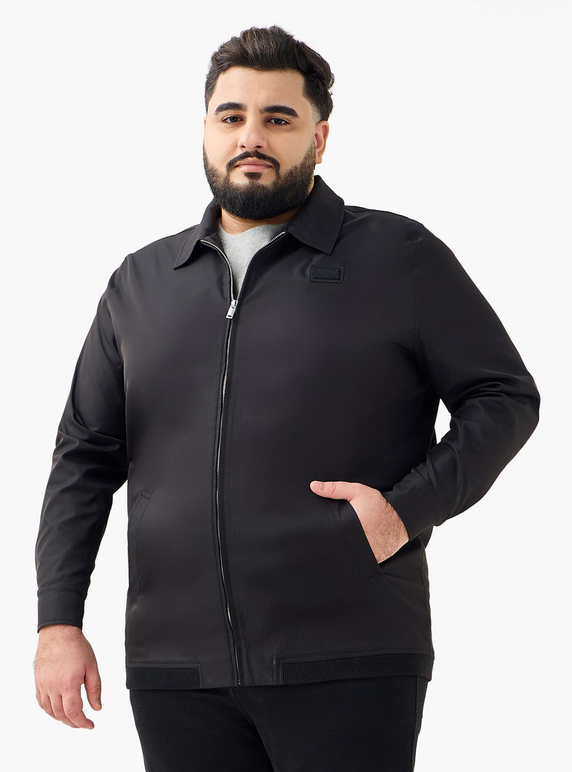 جاكيت طويل بقصة عادية للرجال-men-clothing-jacketsandblazers-jackets-image-1