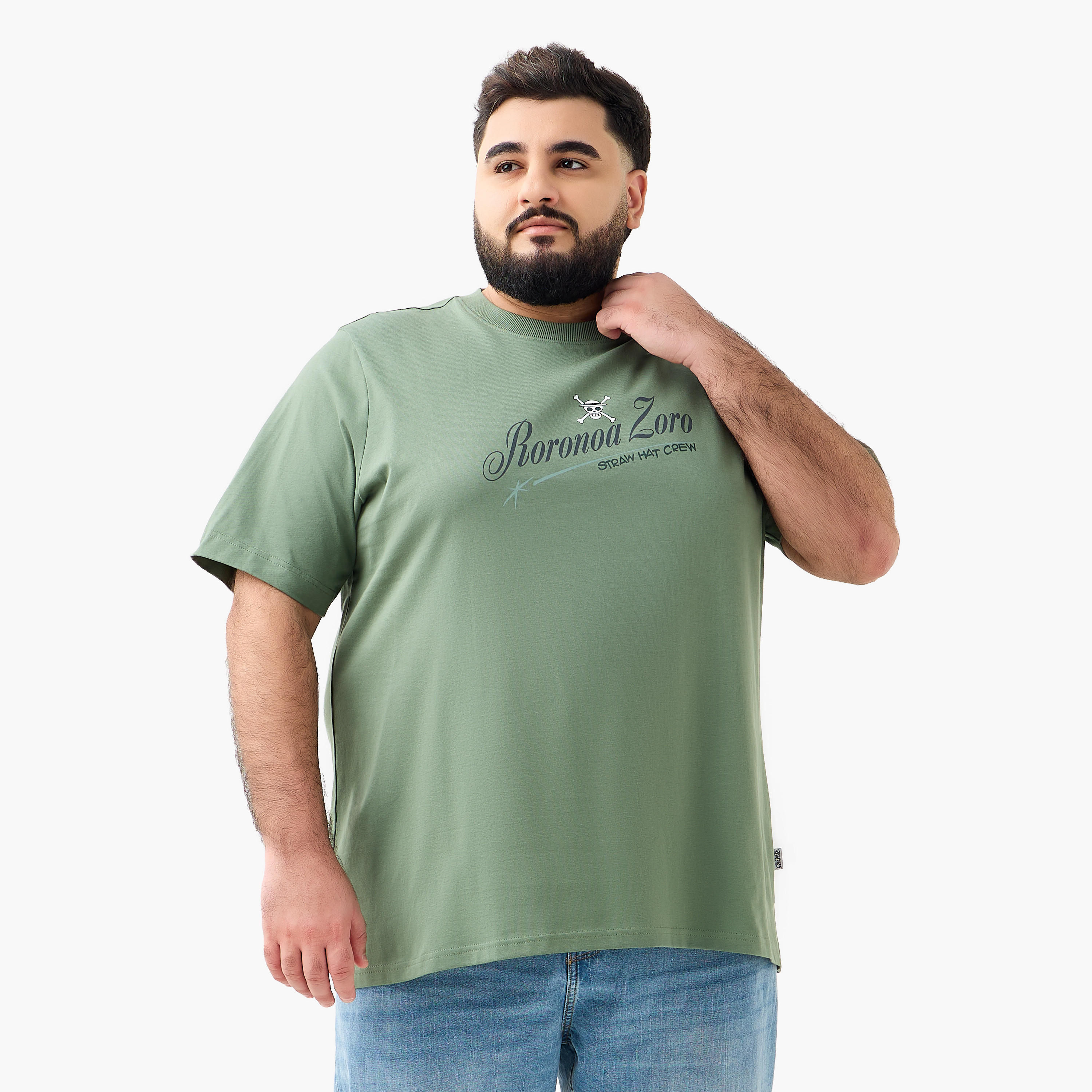 Men Regular Fit Crew Neck Short Sleeves Printed T-shirt-men-clothing-tshirtsandpolos-tshirts-image-1