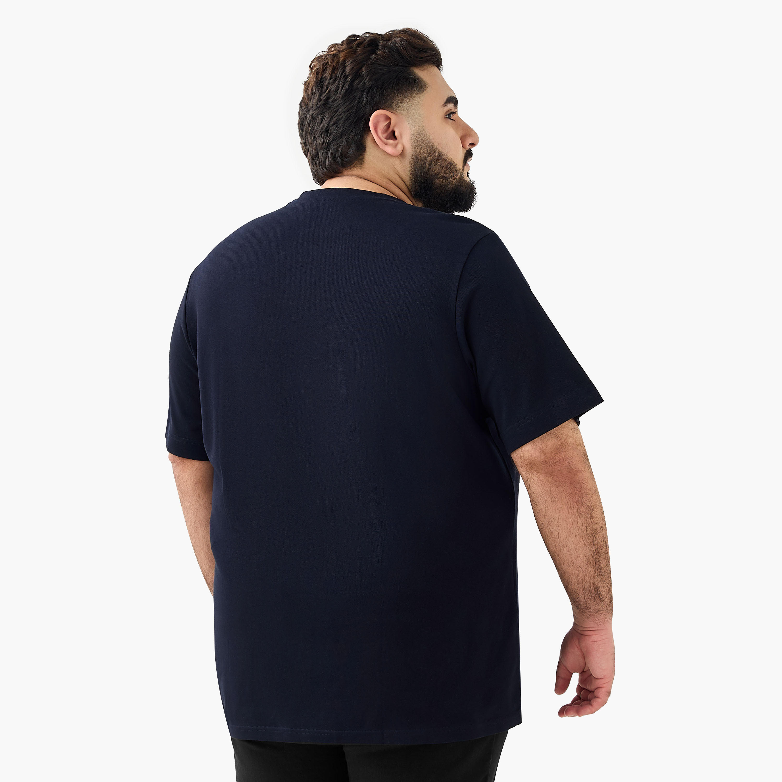 Men Regular Fit Crew Neck Short Sleeves Slogan Print T-shirt-men-clothing-tshirtsandpolos-tshirts-image-3