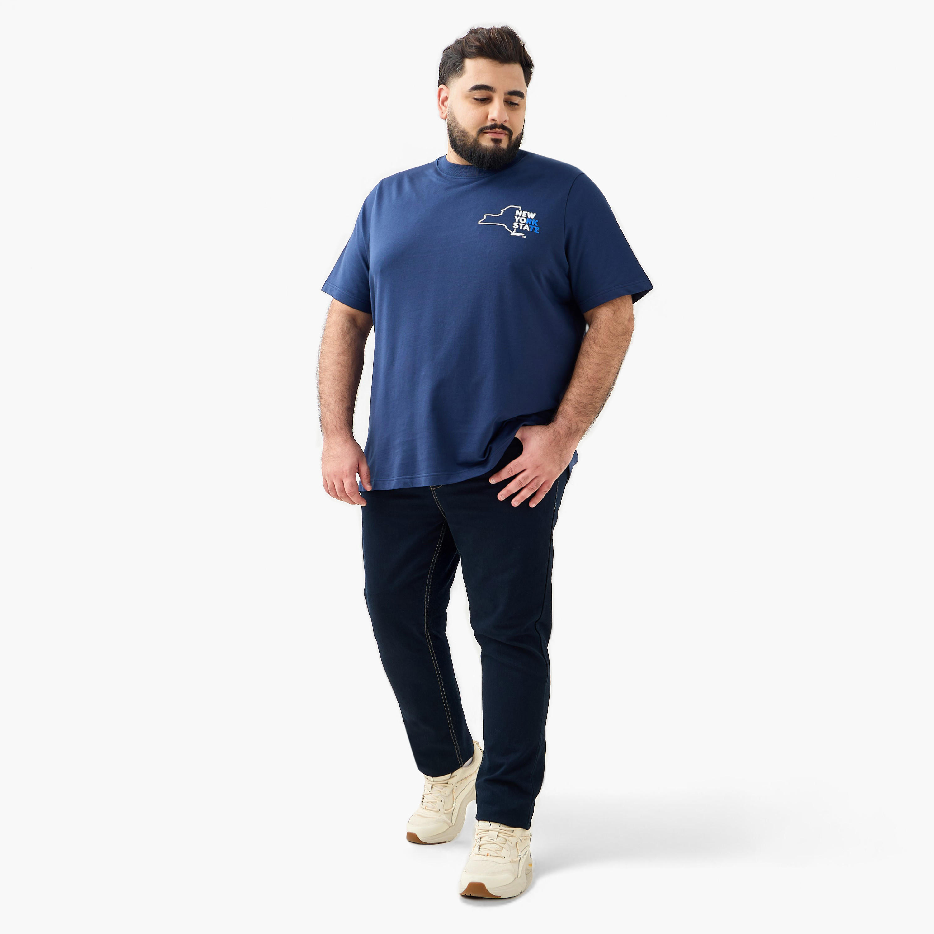 Men Regular Fit Crew Neck Short Sleeves Printed T-shirt-men-clothing-tshirtsandpolos-tshirts-image-2