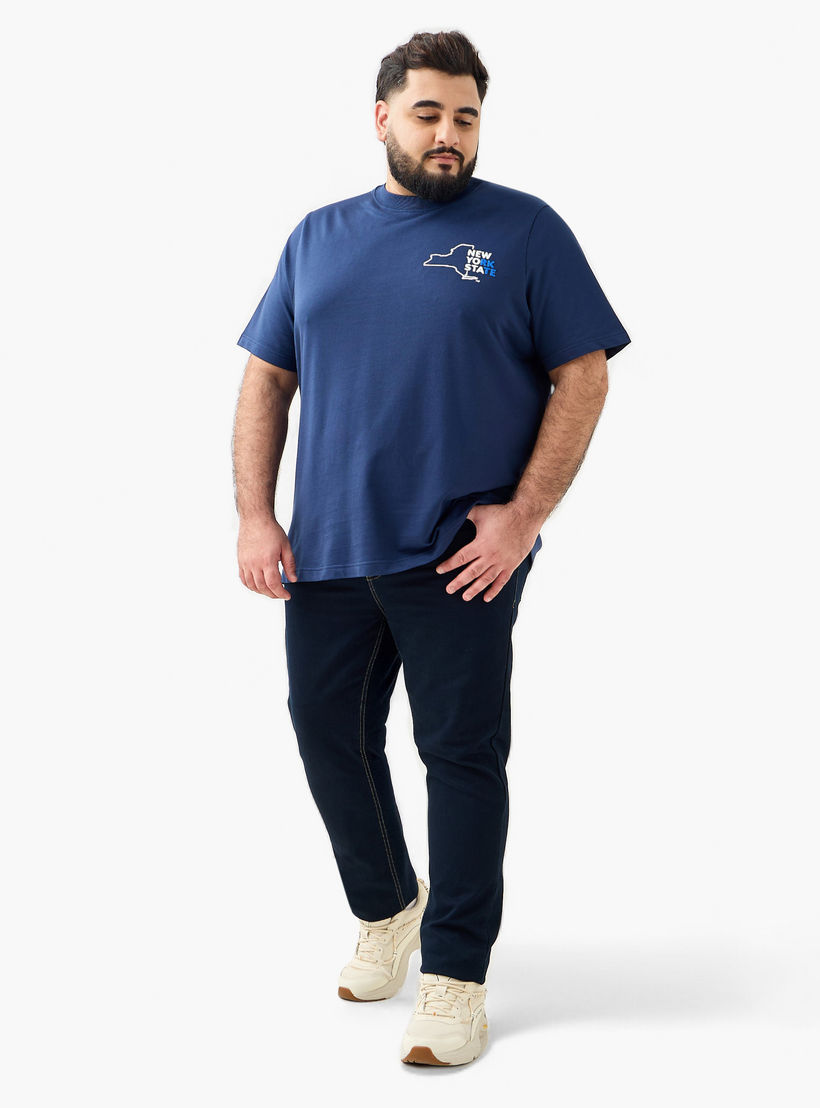 Men Regular Fit Crew Neck Short Sleeves Printed T-shirt-men-clothing-tshirtsandpolos-tshirts-image-2