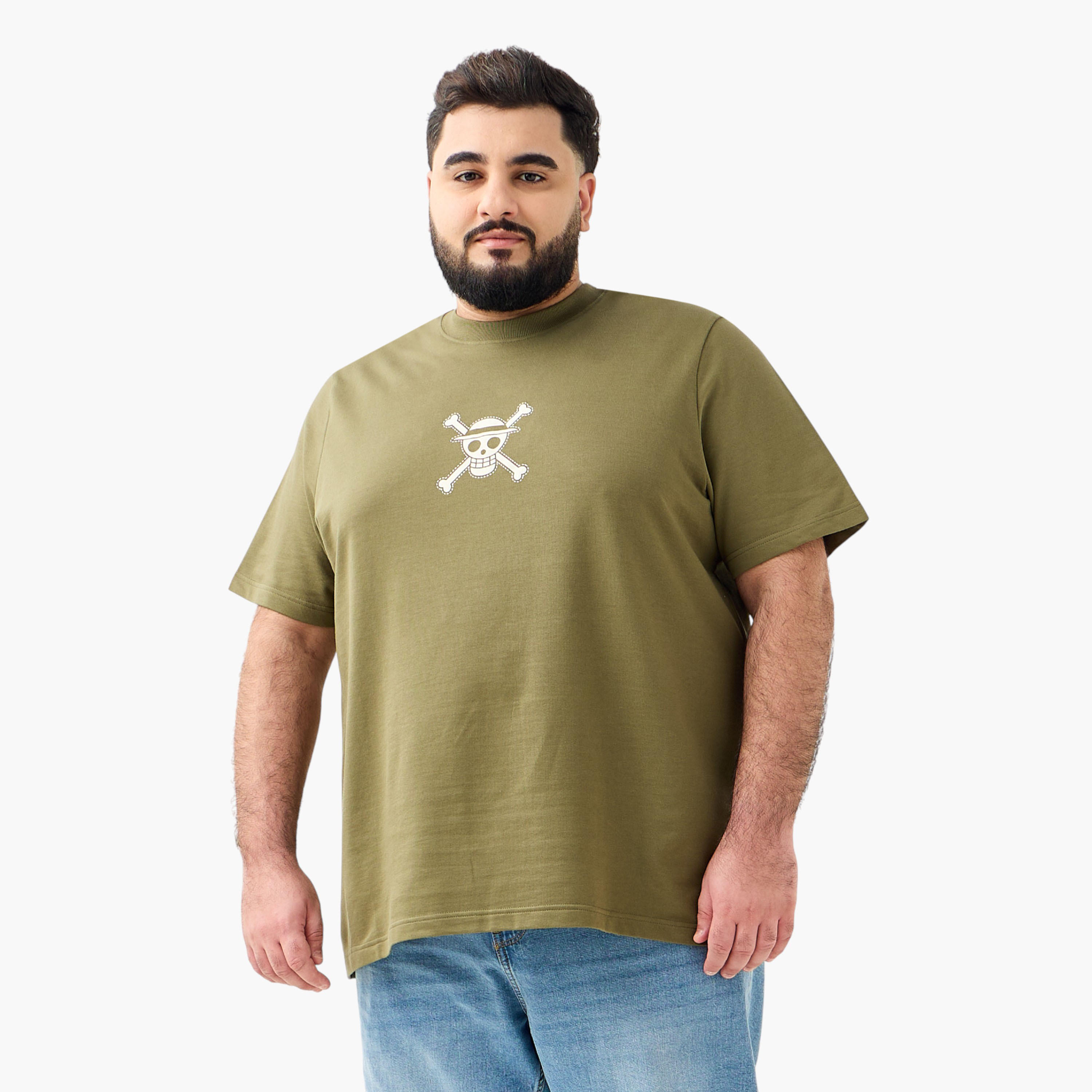 Men Regular Fit Crew Neck Short Sleeves One Piece Print T-shirt-men-clothing-tshirtsandpolos-tshirts-image-3