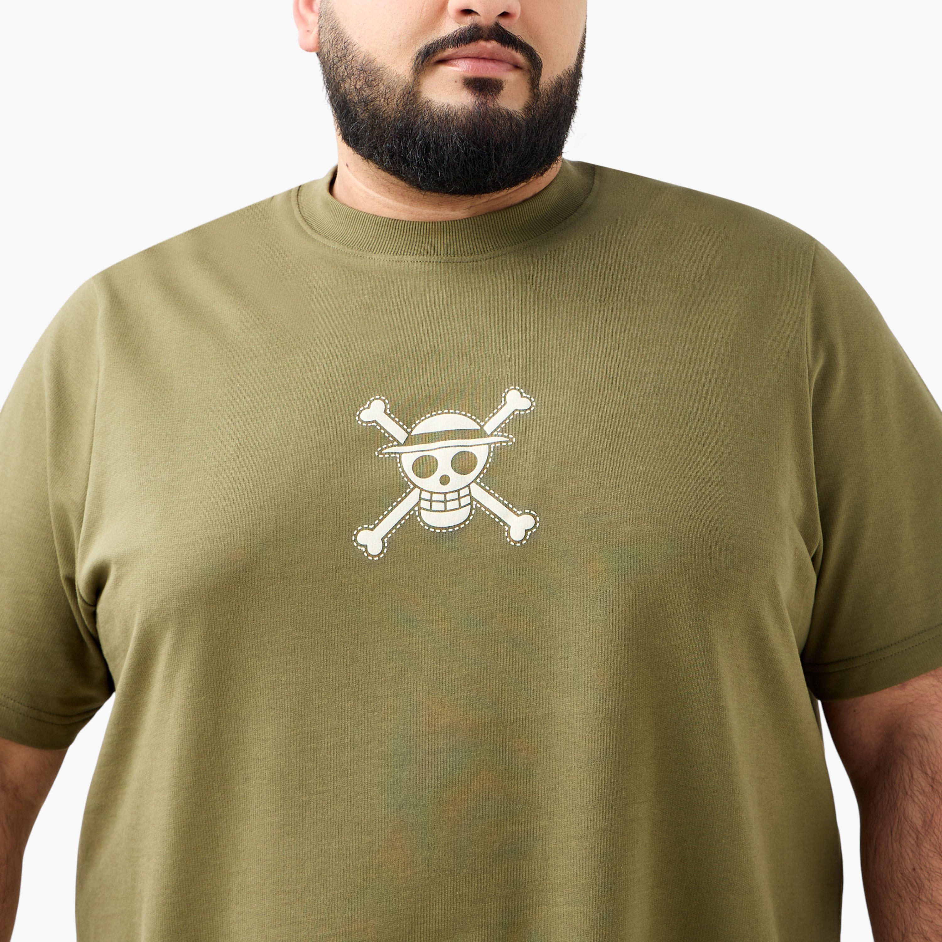 Men Regular Fit Crew Neck Short Sleeves One Piece Print T-shirt-men-clothing-tshirtsandpolos-tshirts-image-4