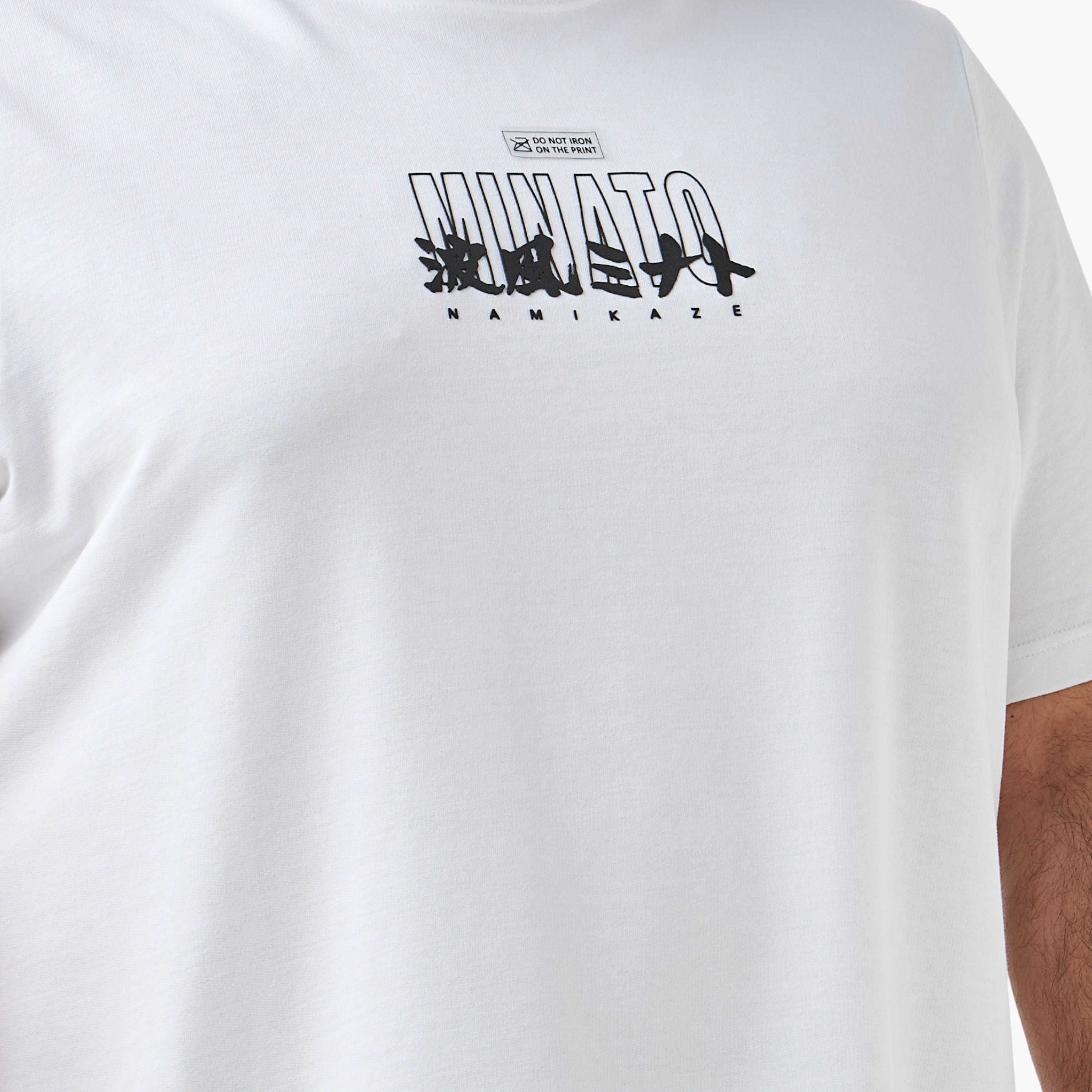 Men Regular Fit Crew Neck Short Sleeve Minato Namikaze Print T-shirt-men-clothing-tshirtsandpolos-tshirts-image-4