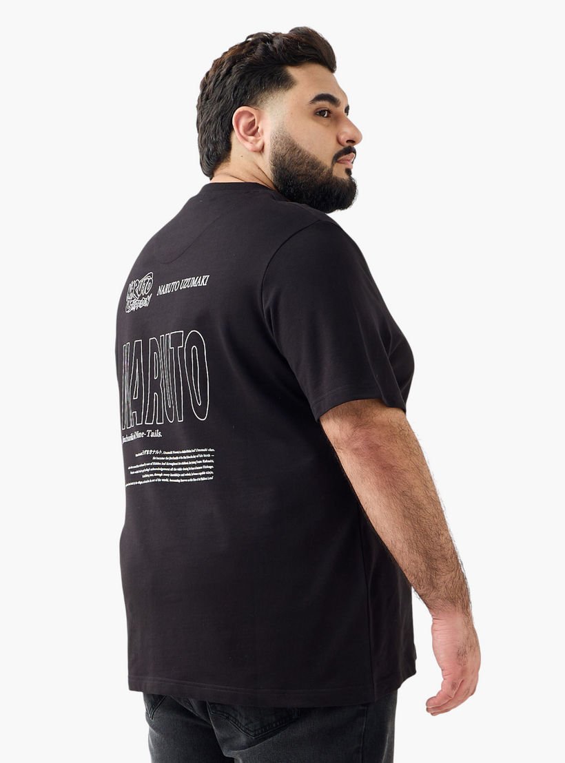 Men Regular Fit Crew Neck Short Sleeve Naruto Print T-shirt-men-clothing-tshirtsandpolos-tshirts-image-3