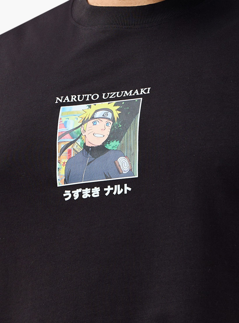 Men Regular Fit Crew Neck Short Sleeve Naruto Print T-shirt-men-clothing-tshirtsandpolos-tshirts-image-4