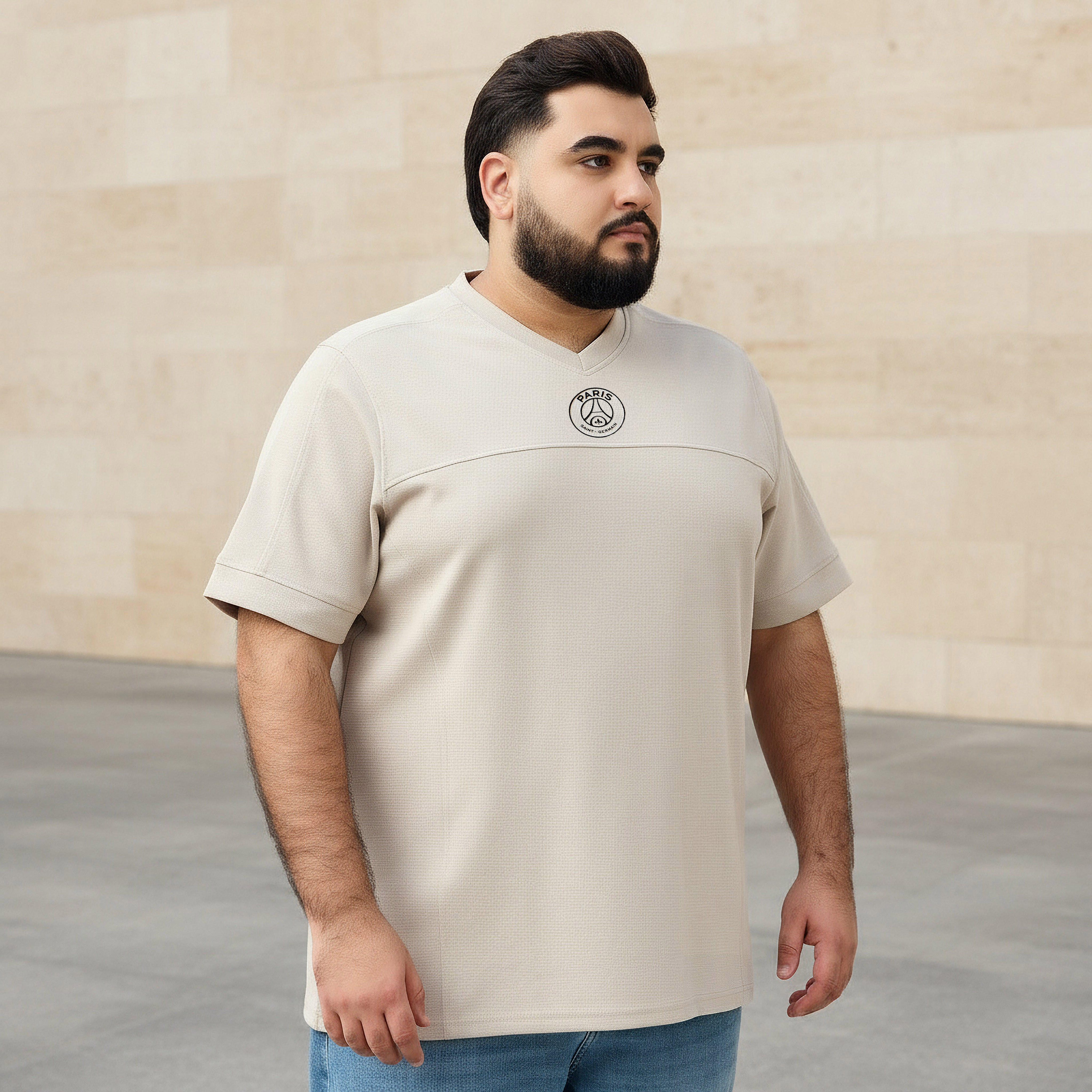 Men Regular Fit V-neck Short Sleeves Printed T-shirt-men-clothing-tshirtsandpolos-tshirts-image-1