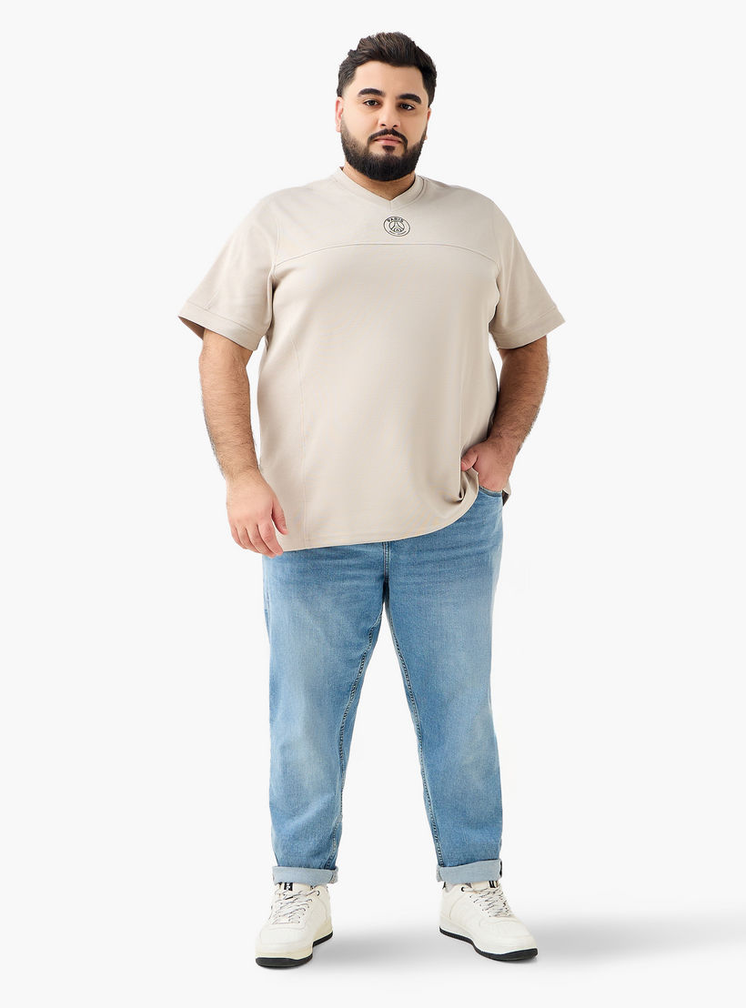 Men Regular Fit V-neck Short Sleeves Printed T-shirt-men-clothing-tshirtsandpolos-tshirts-image-2