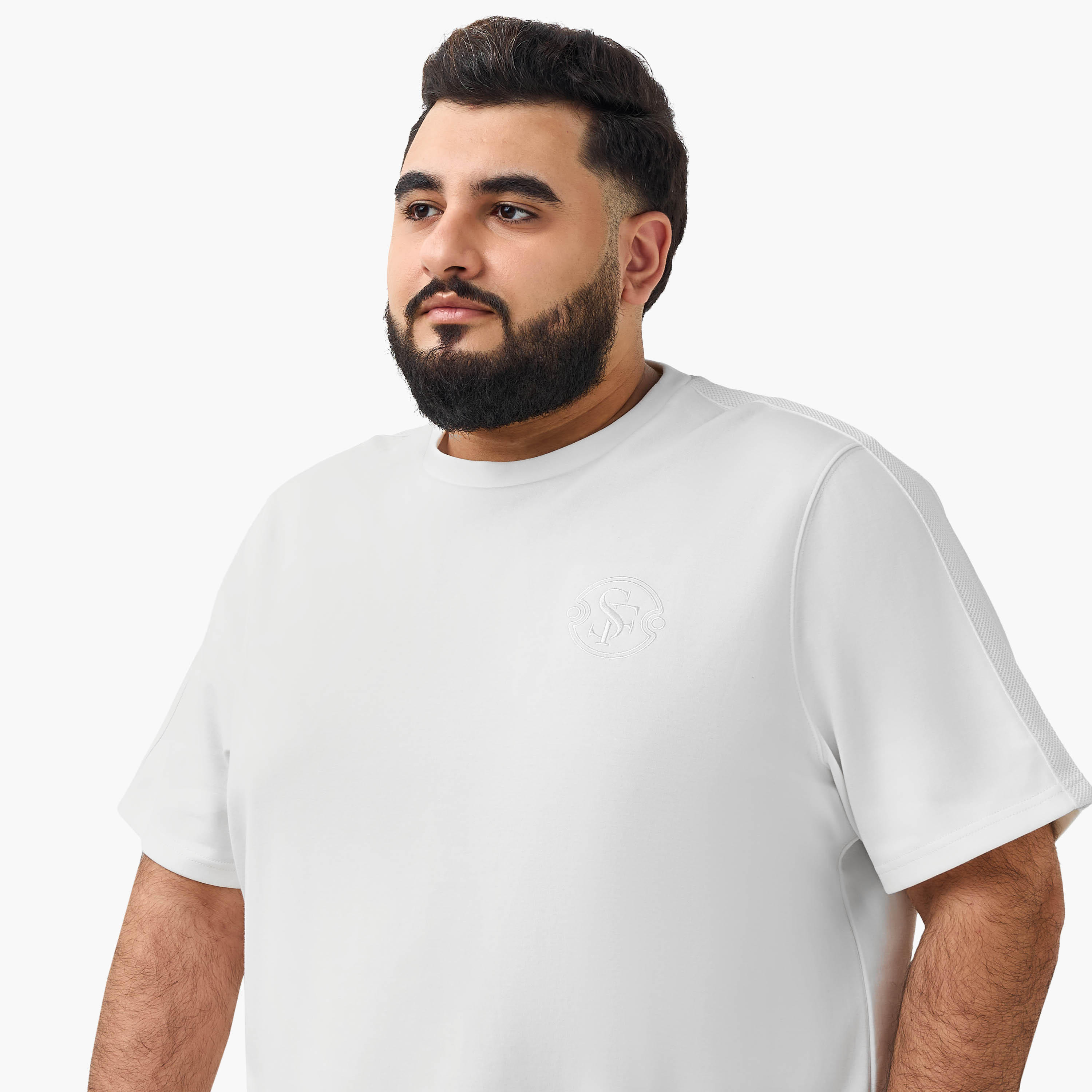 Men Regular Fit Crew Neck Short Sleeve Embroidered T-shirt-men-clothing-tshirtsandpolos-tshirts-image-4