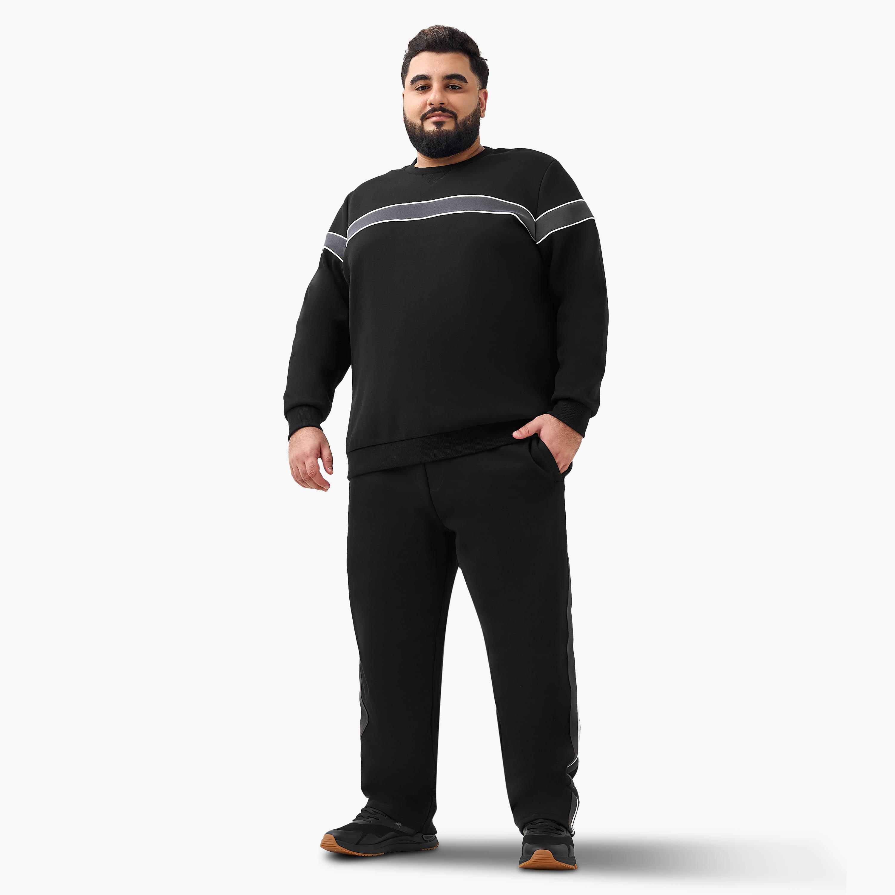 بنطال رياضي رجالي بقصة عادية وجيوب-men-clothing-bottoms-joggers-image-3