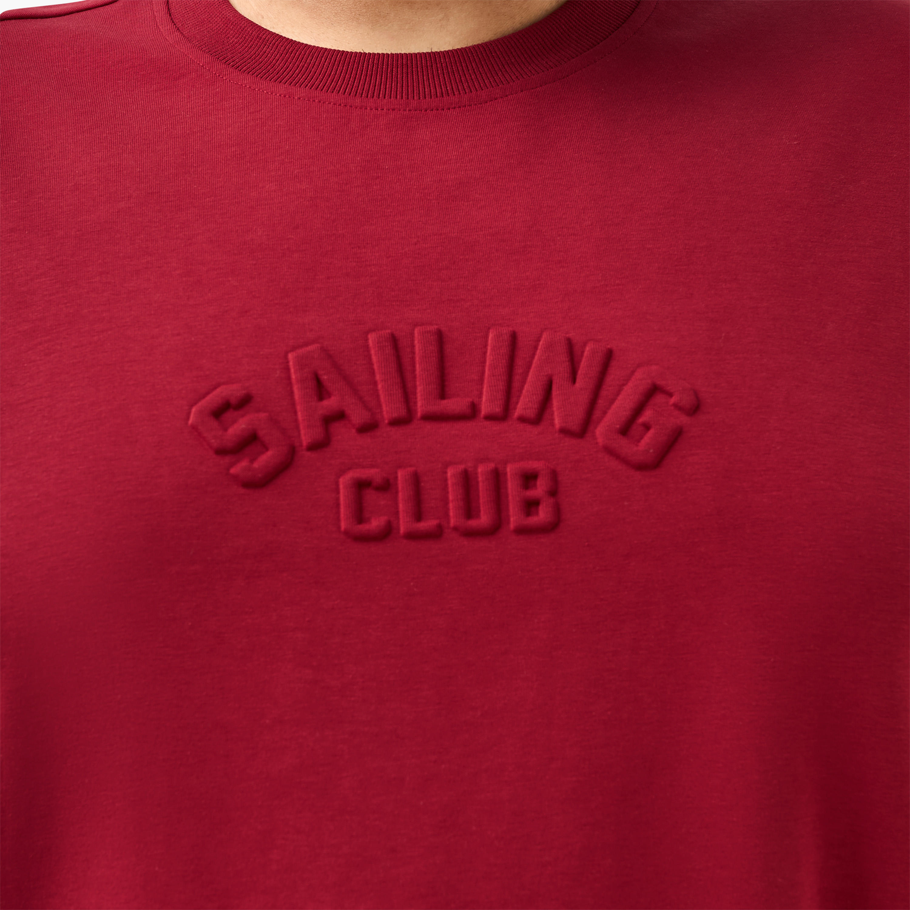 Men Regular Fit Crew Neck Short Sleeve Slogan Embossed T-shirt-men-clothing-tshirtsandpolos-tshirts-image-4