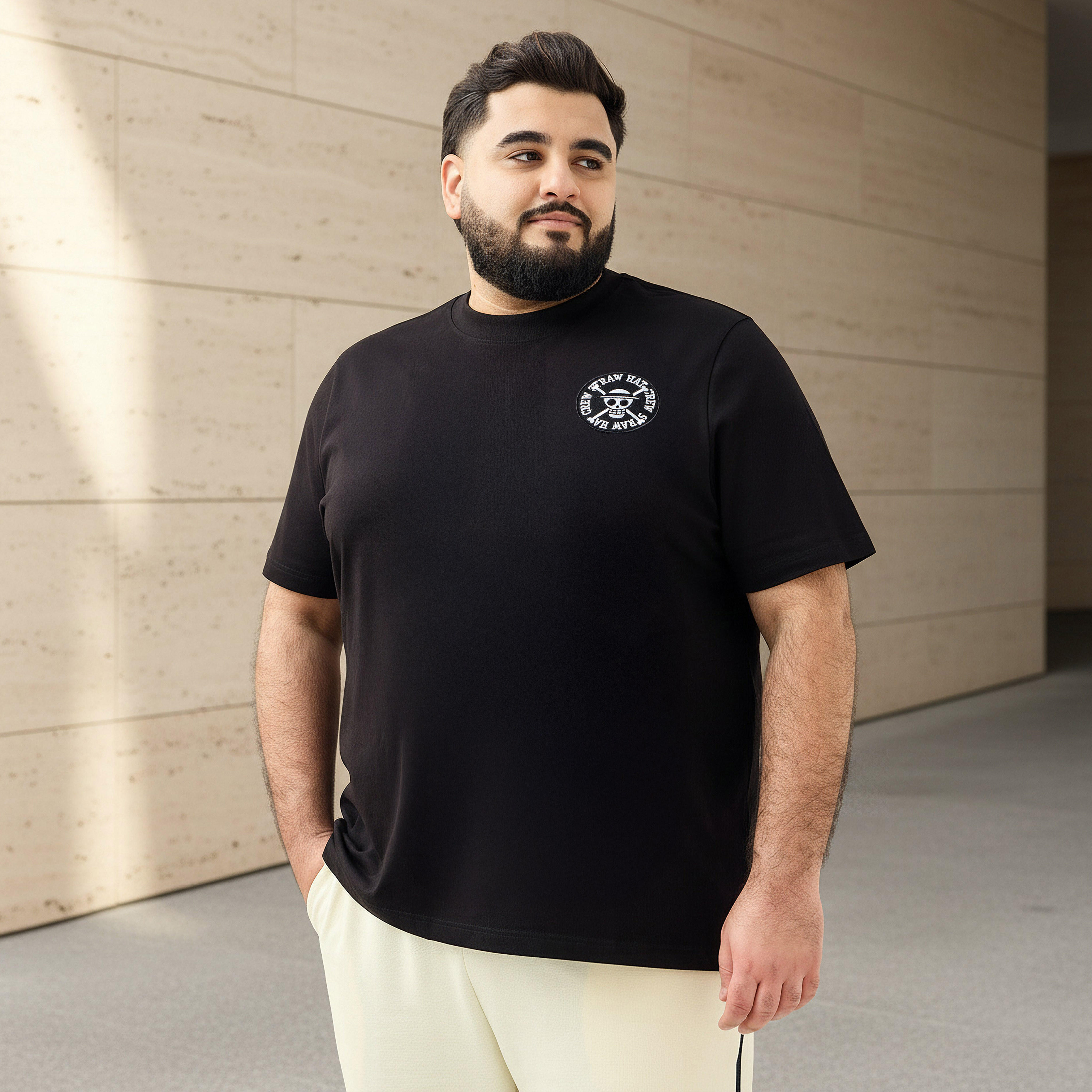 Men Regular Fit Crew Neck Short Sleeves One Piece Print T-shirt-men-clothing-tshirtsandpolos-tshirts-image-1