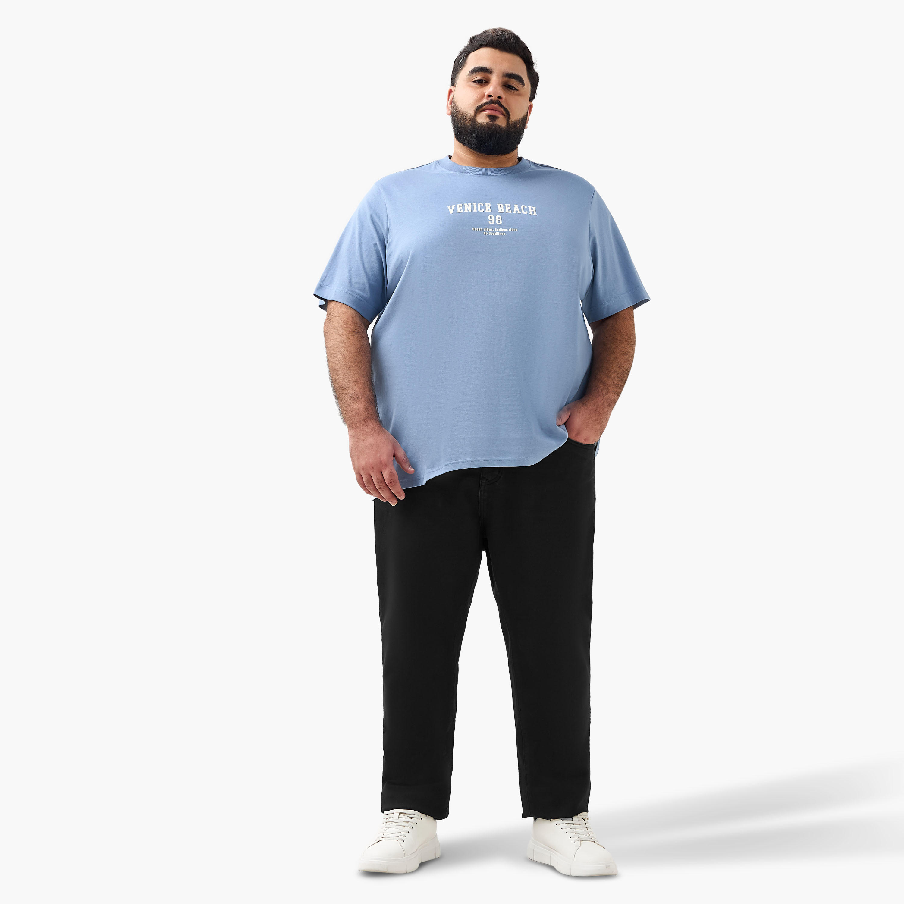 Men Regular Fit Crew Neck Short Sleeve Slogan Print T-shirt-men-clothing-tshirtsandpolos-tshirts-image-2