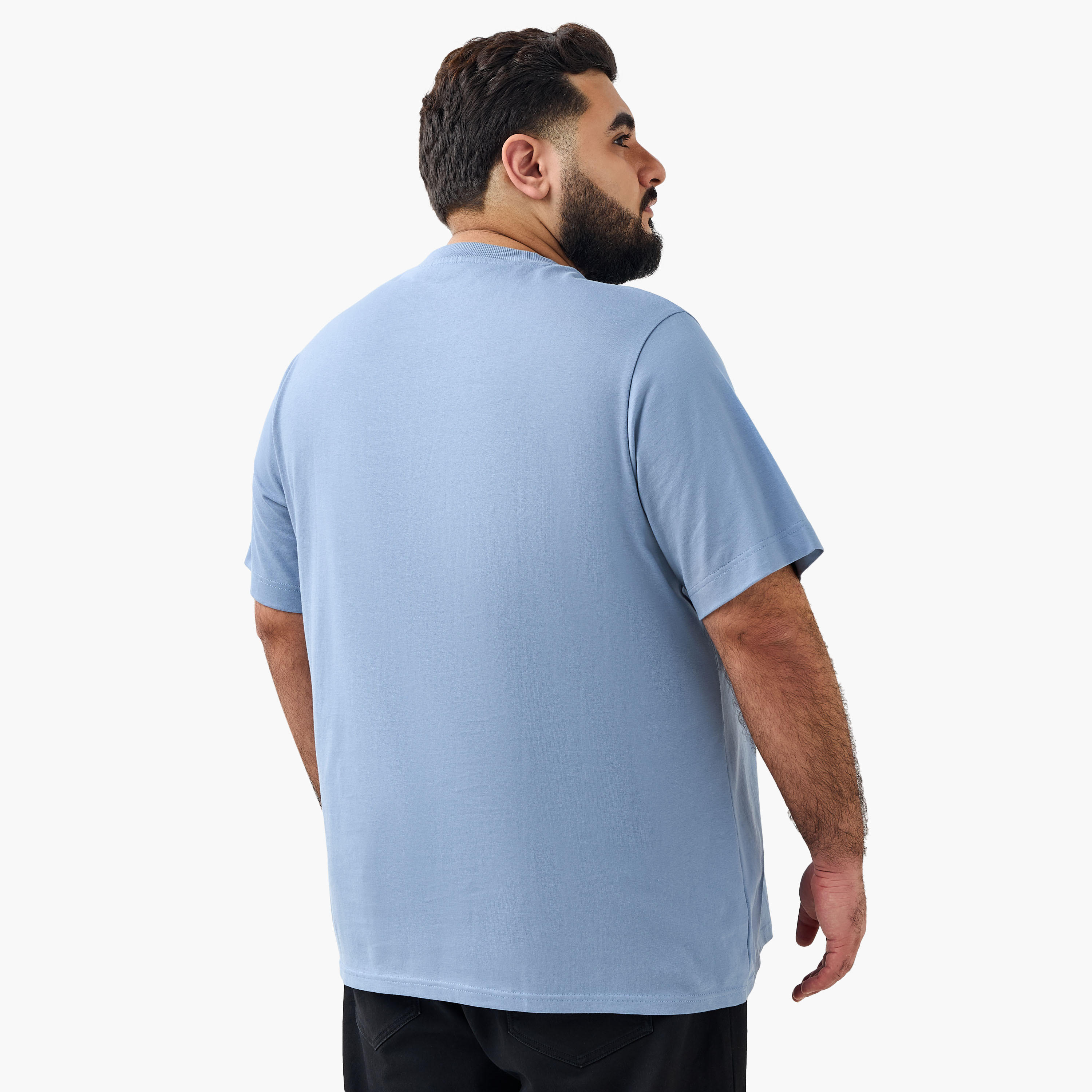 Men Regular Fit Crew Neck Short Sleeve Slogan Print T-shirt-men-clothing-tshirtsandpolos-tshirts-image-3
