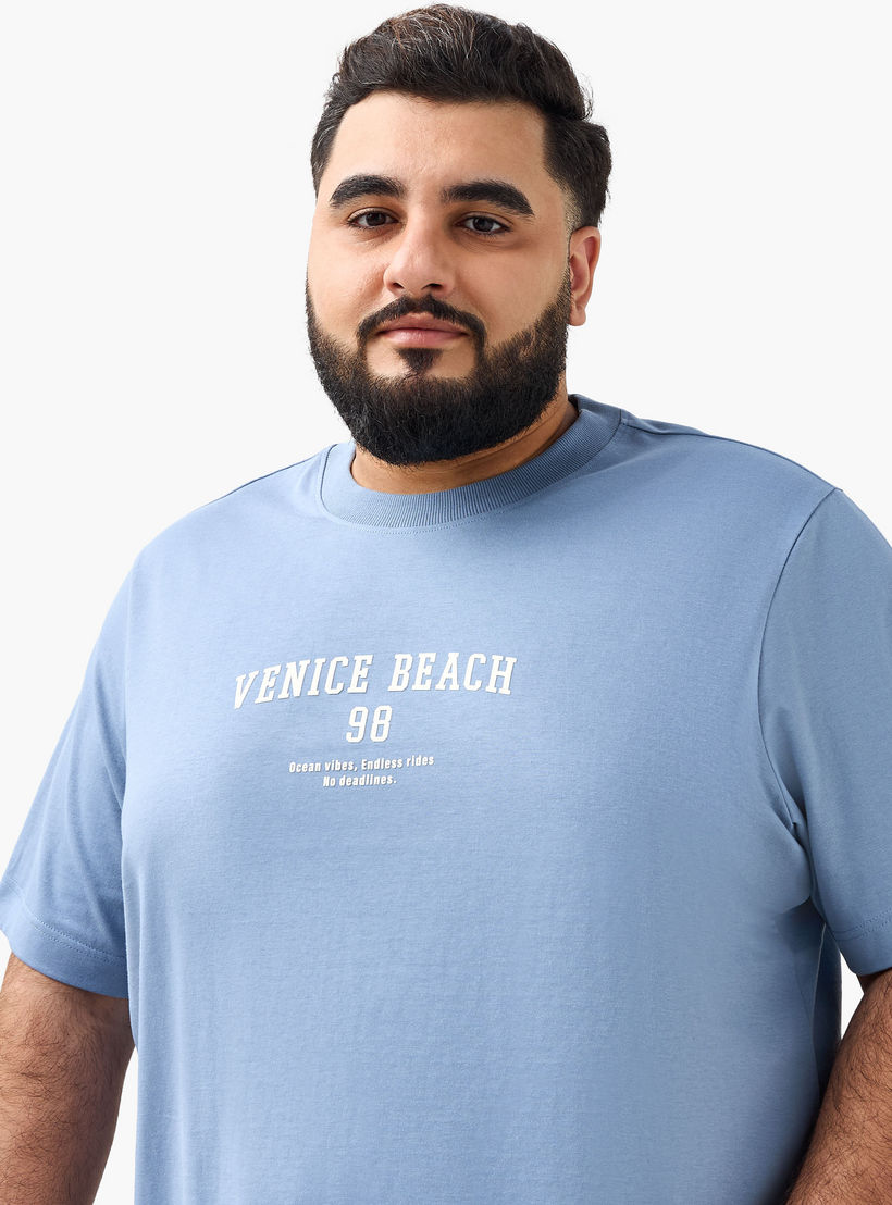 Men Regular Fit Crew Neck Short Sleeve Slogan Print T-shirt-men-clothing-tshirtsandpolos-tshirts-image-5